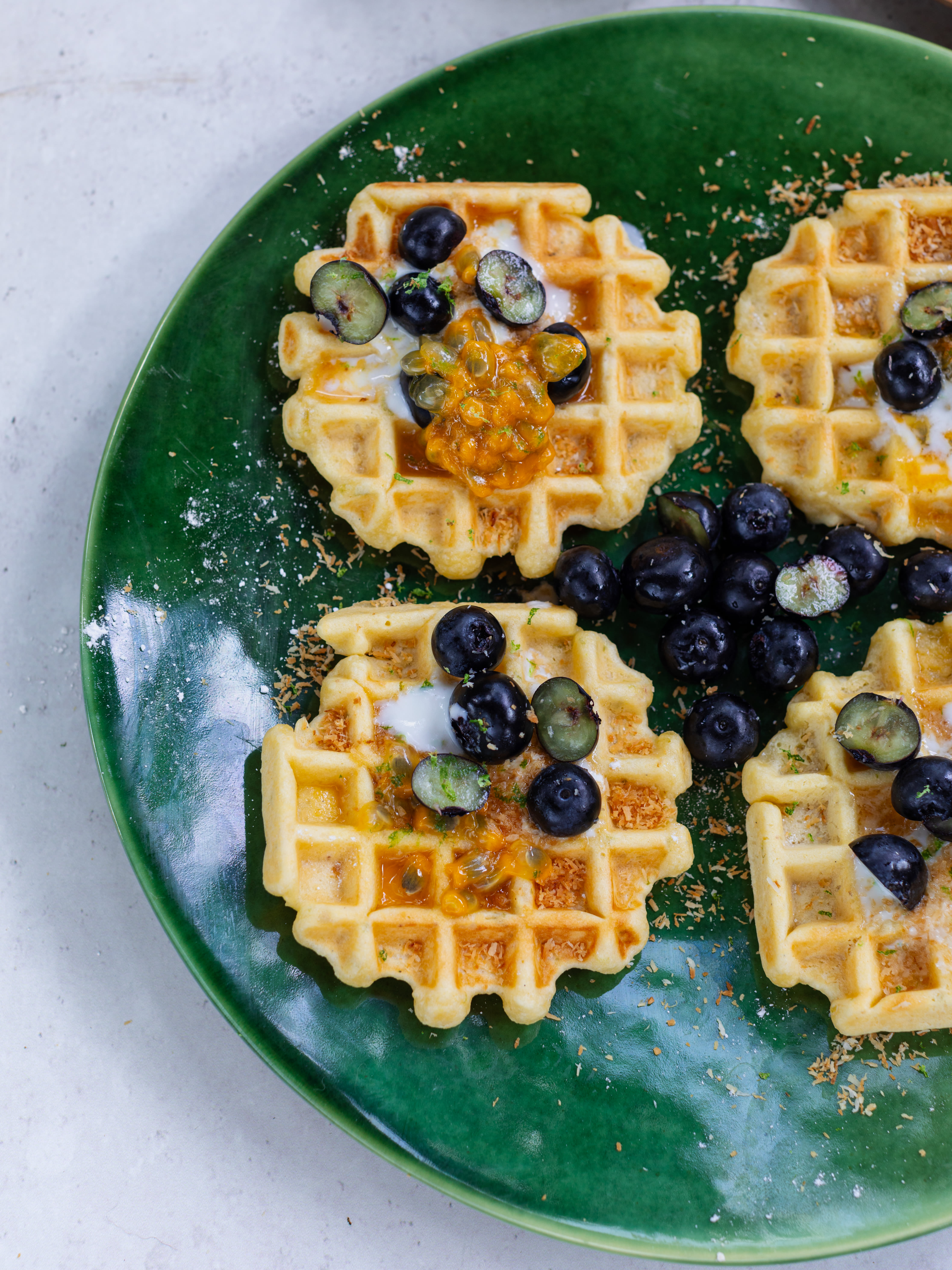 Kokos-Limetten-Waffeln Rezept 6