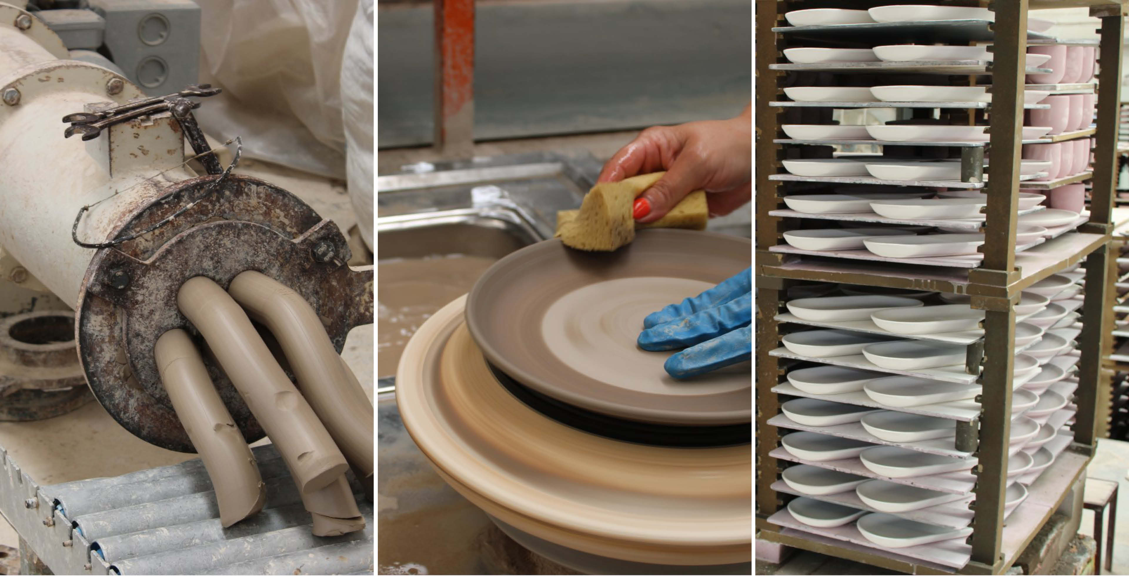 Produktion des HOMEMADE Geschirrs