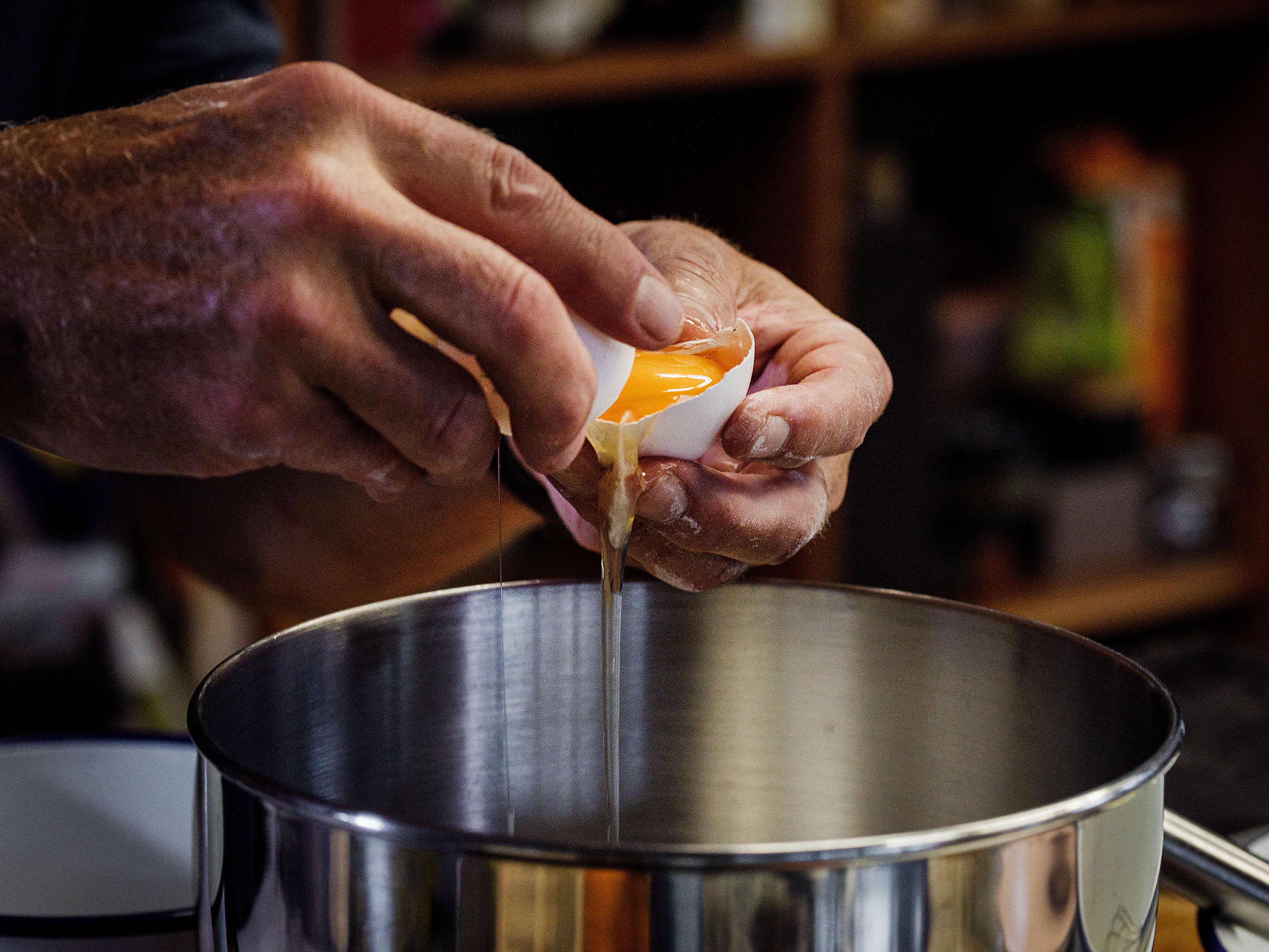 Schritt 1: Puddingmasse Polenta-Honig-Pudding zubereiten 