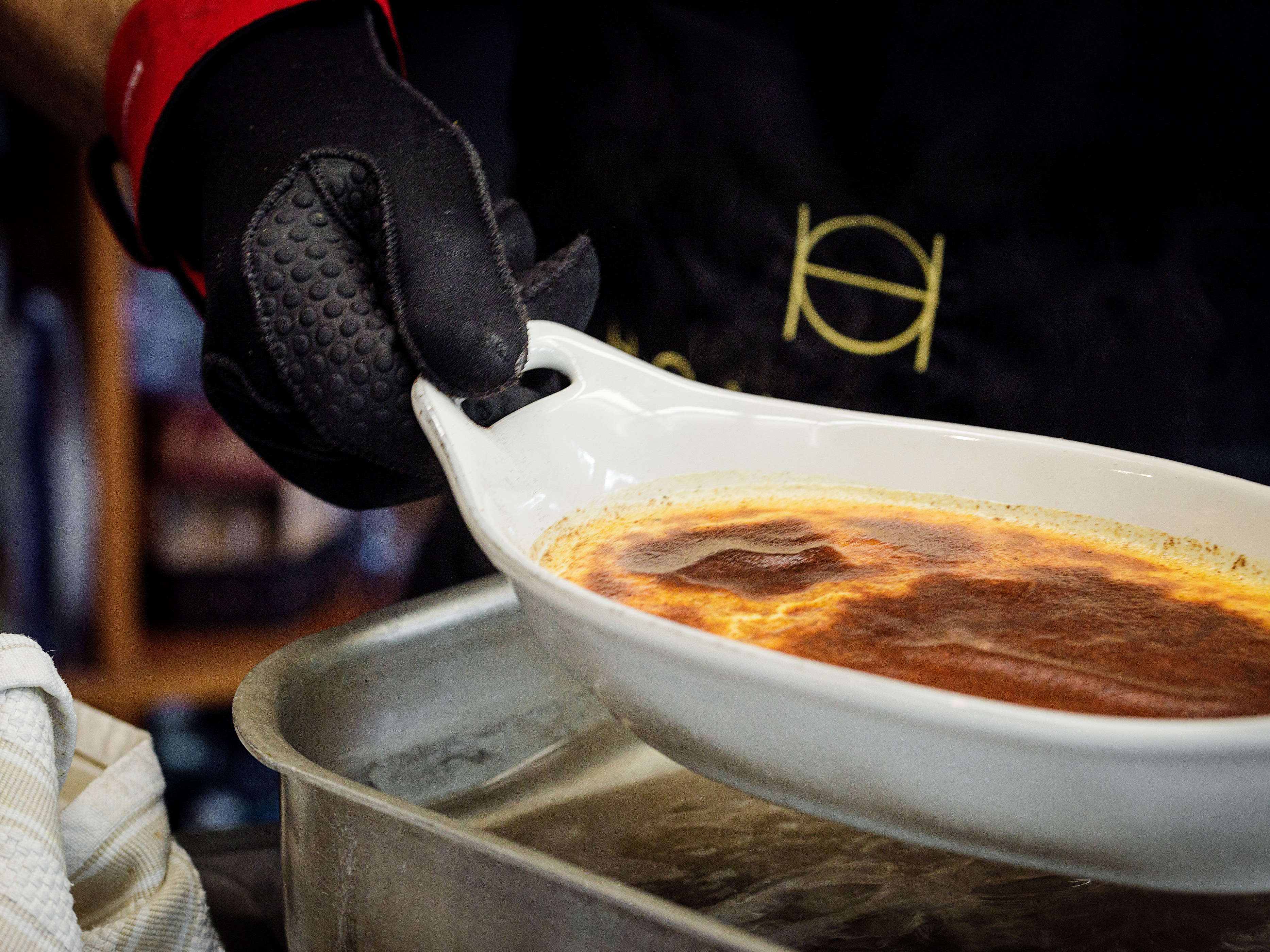 Schritt 2: Pudding für gebackene Vanillecrème  backen