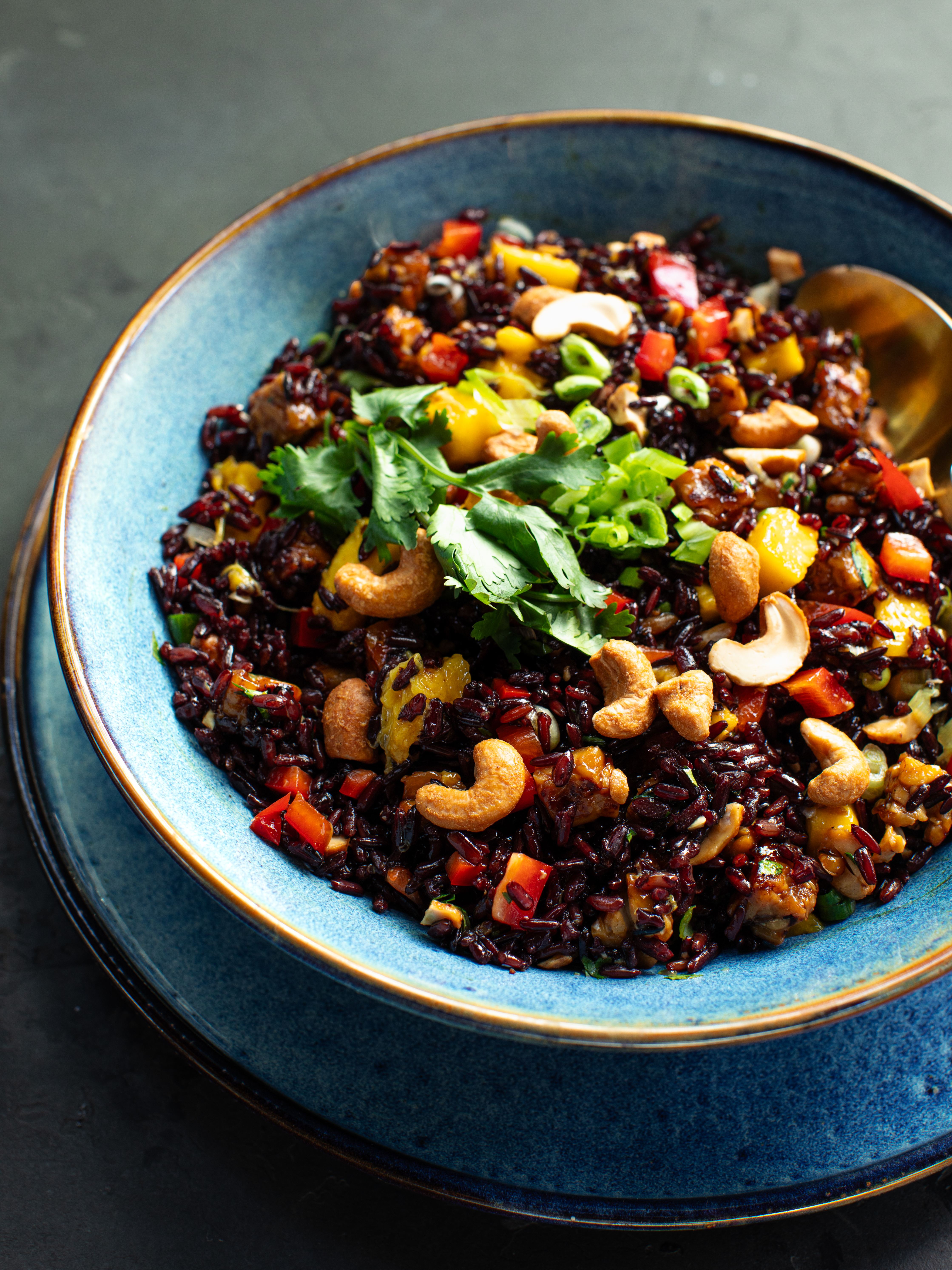 Reis Salat mit Mango Rezept 4