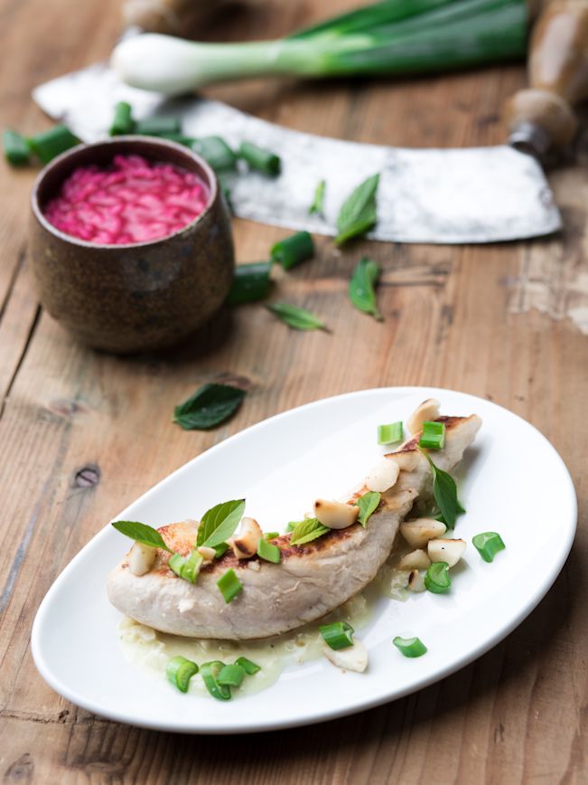 Kaninchenfilet mit Macadamisauce Rezept Kaninchenfilet mit Macadamisauce Rezept