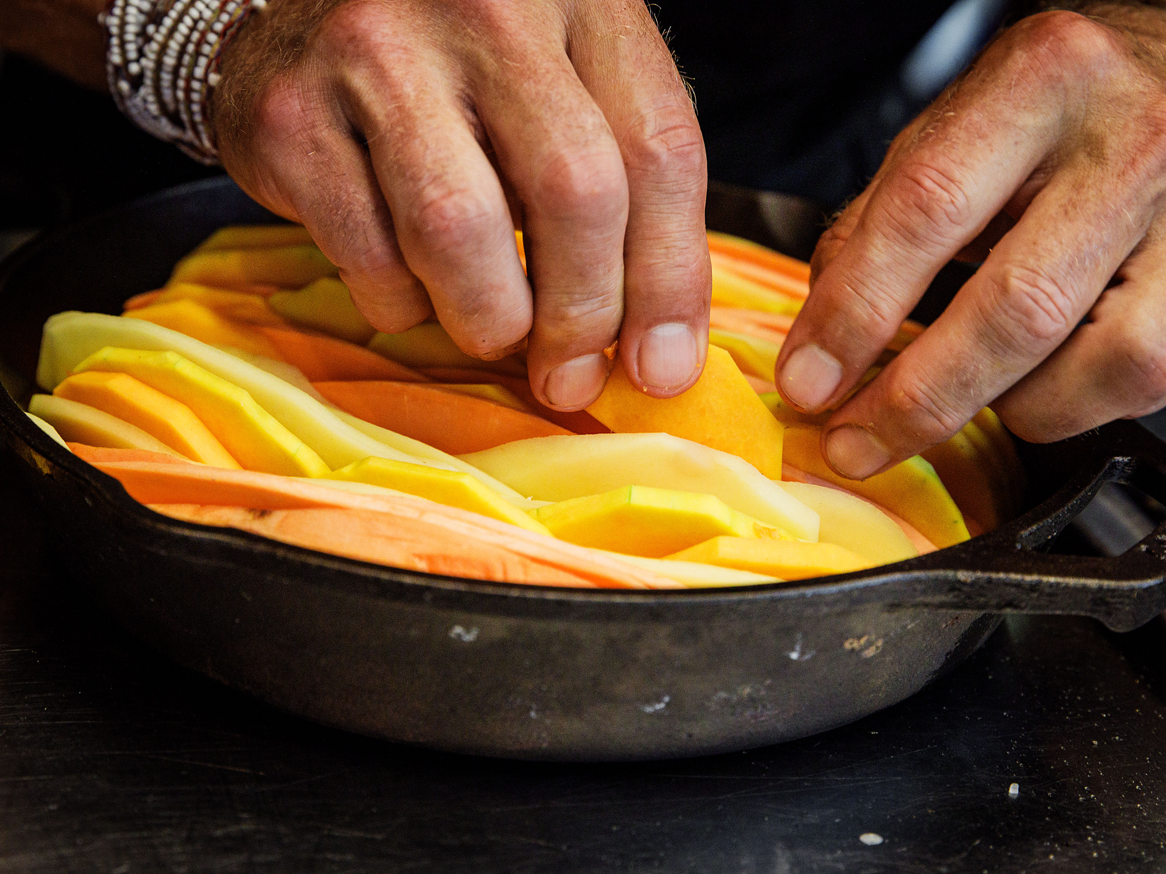 Schritt 2:  Tian für Kürbis-Kartoffel-Tian backen 