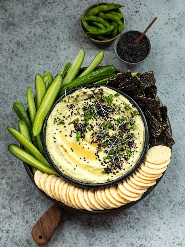 Edamame Hummus Rezept