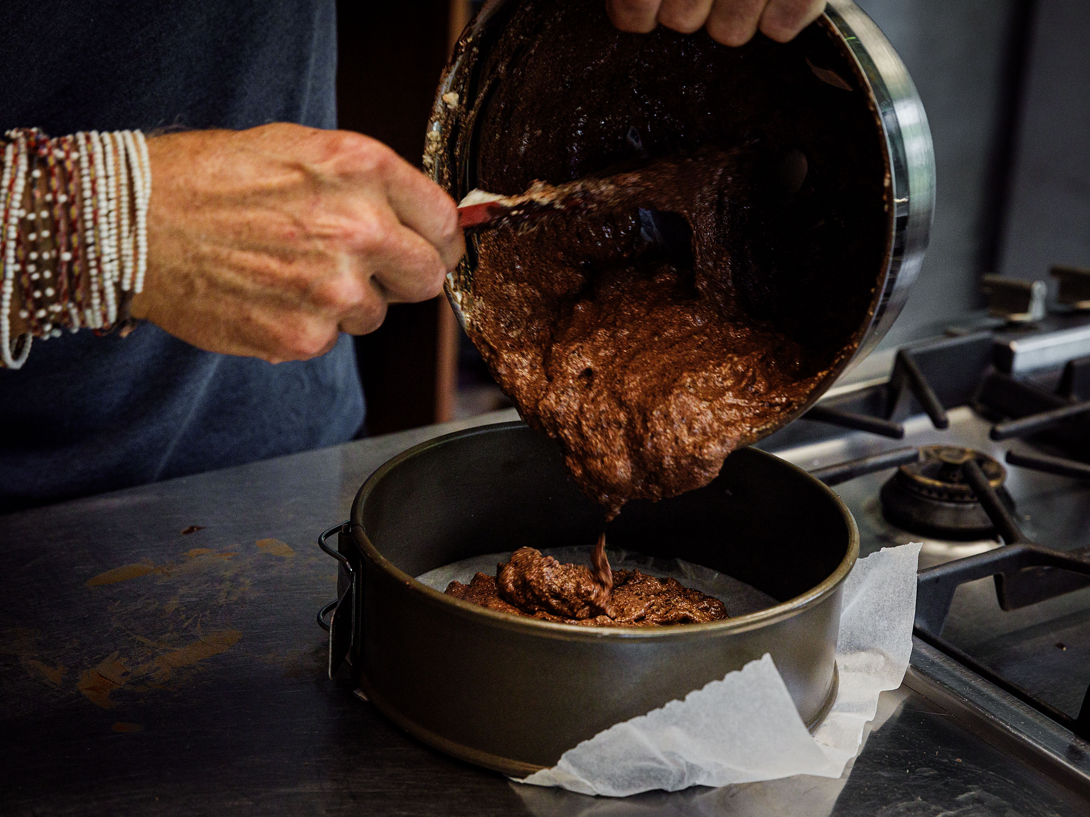Schritt 3: Den Schokokuchen backen