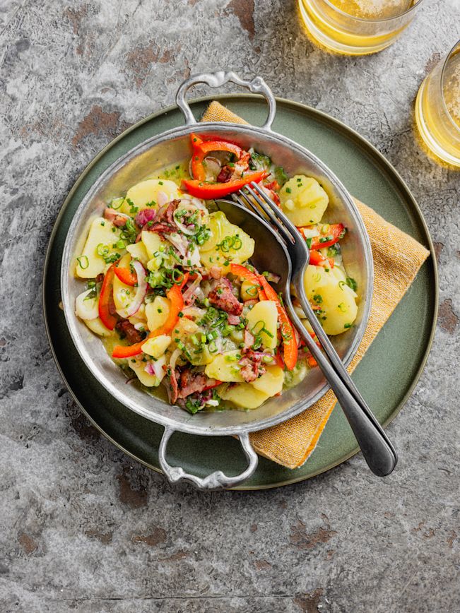 Kartoffelsalat mit Speck Rezept Kartoffelsalat mit Speck Rezept