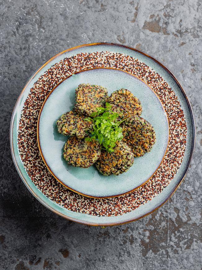 Quinoa-Burger-Patty Rezept Quinoa-Burger-Patty Rezept