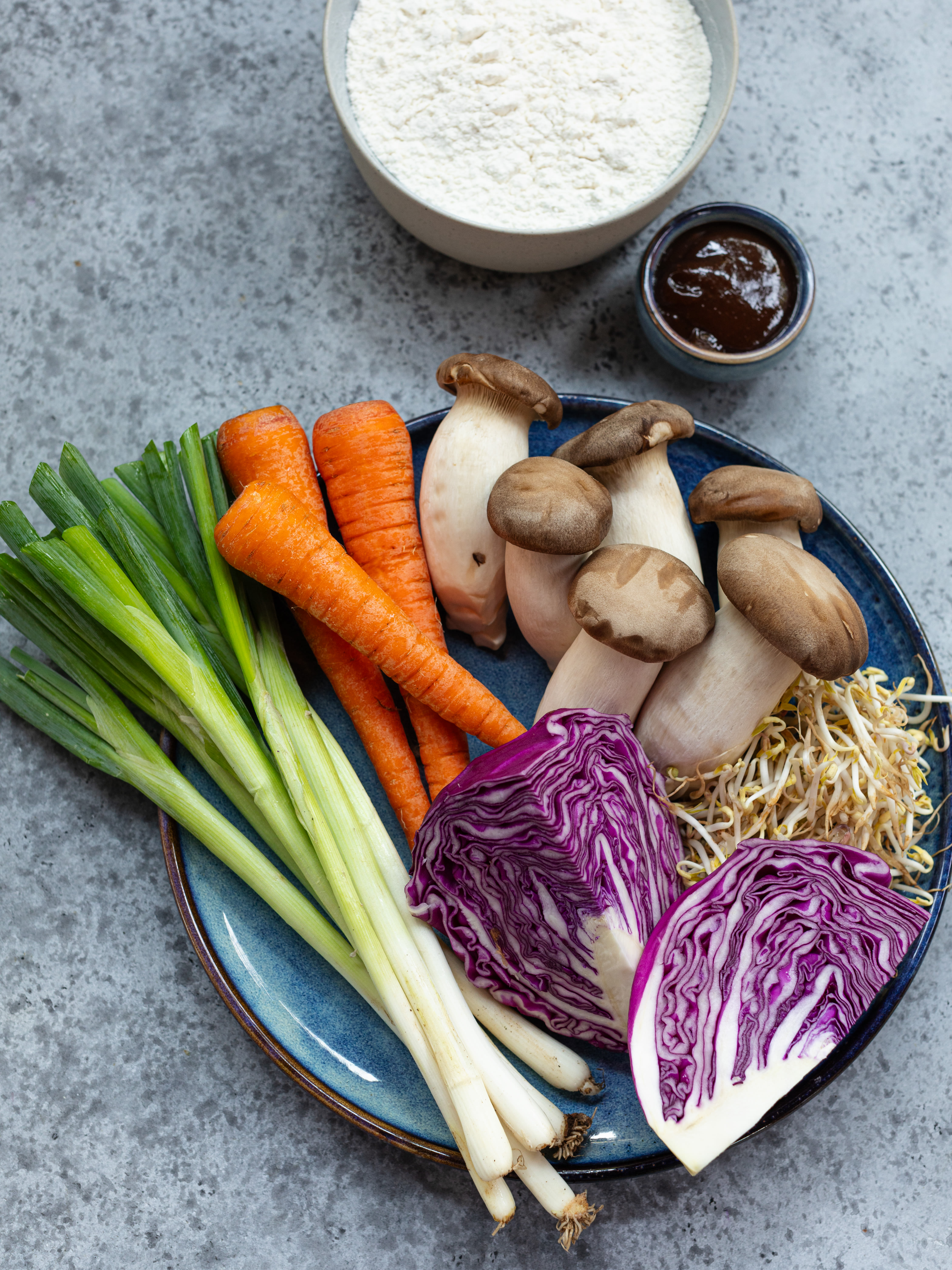 Vegane Bao Buns mit "Pulled Mushrooms" Rezept