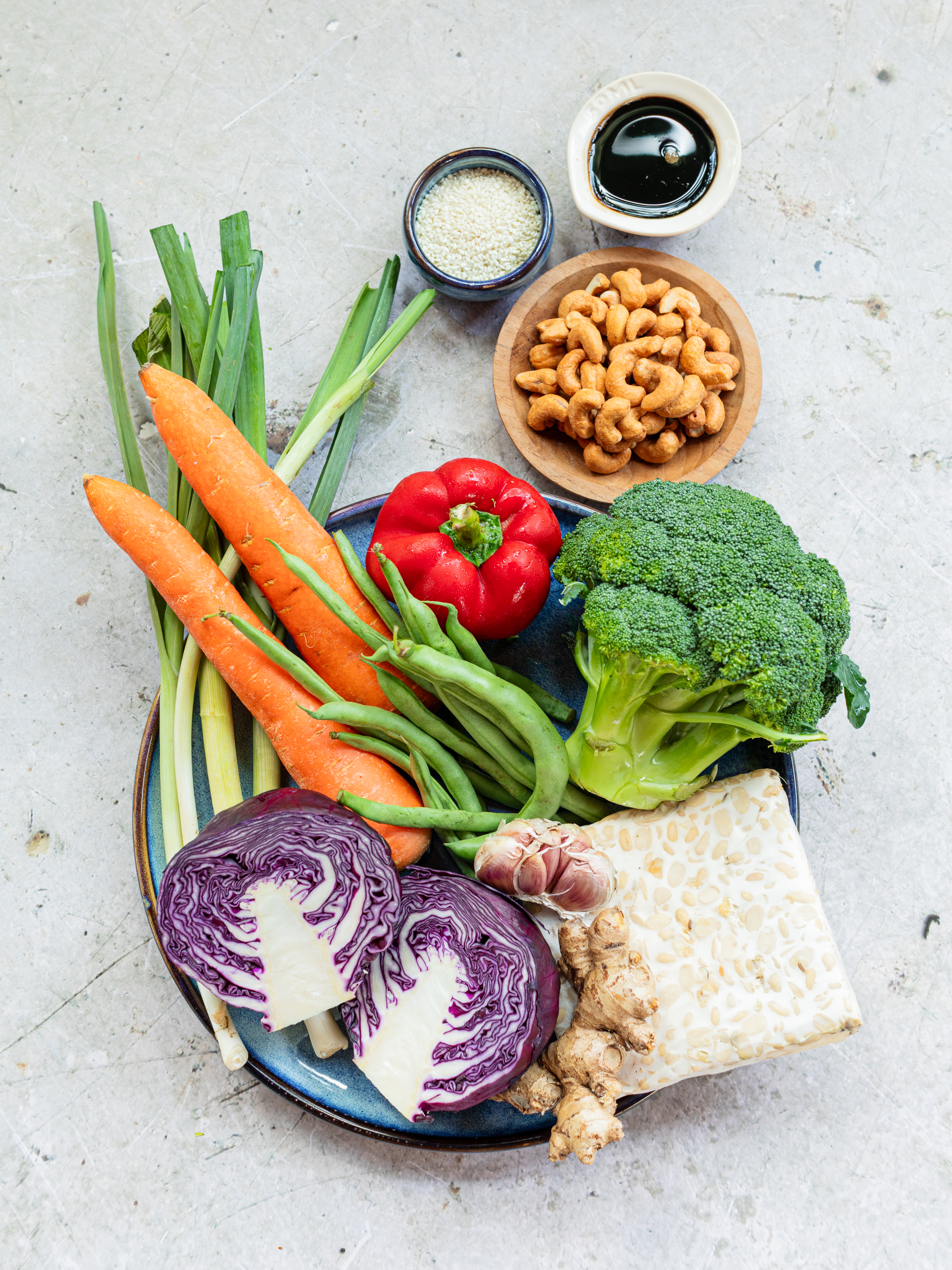Rotkohl-Tempeh Pfanne Rezept