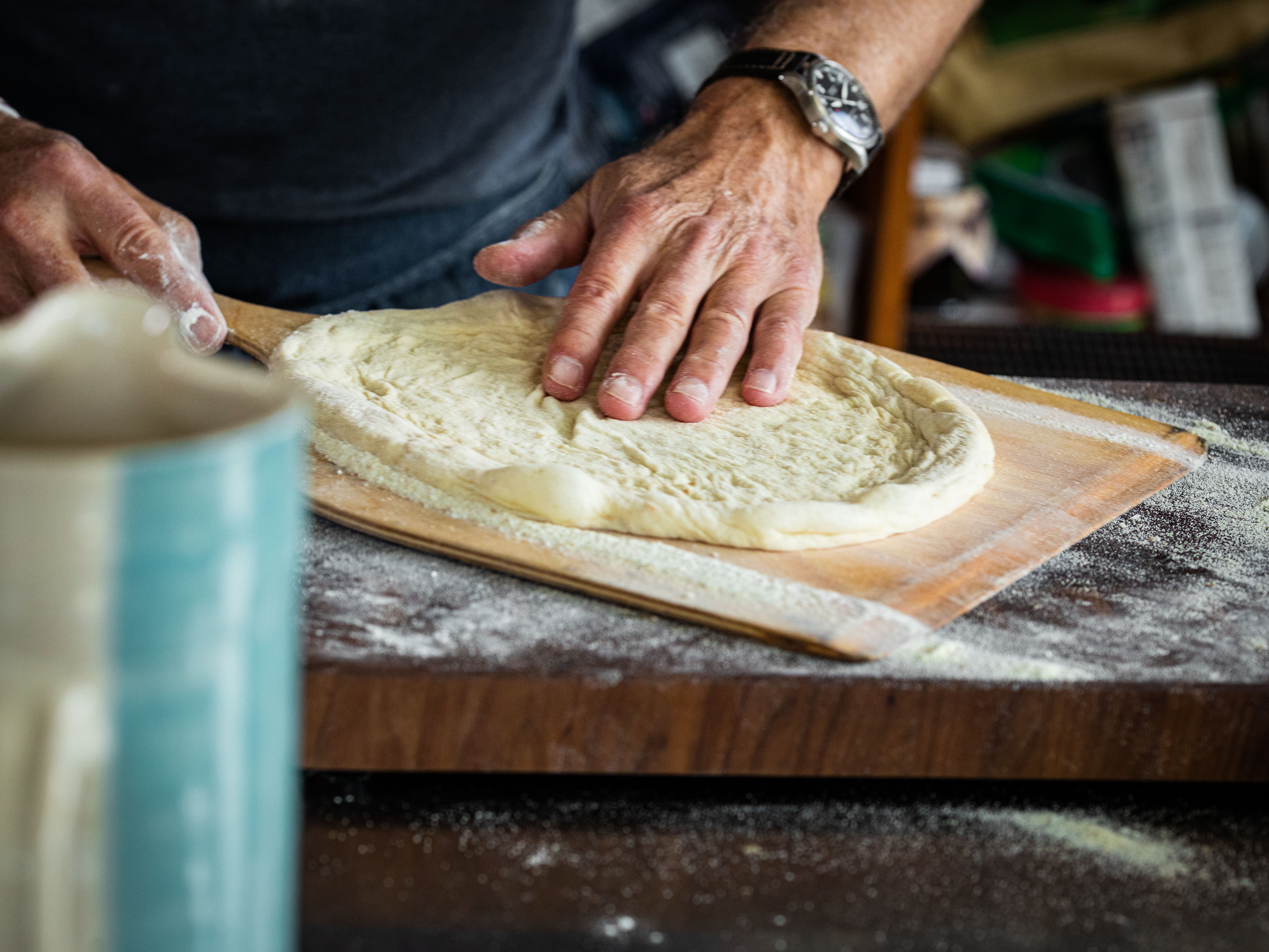 Schritt 4: Pizza belegen