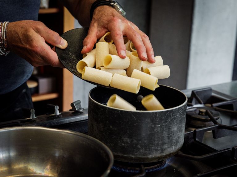 Schritt 3: Pasta al dente kochen