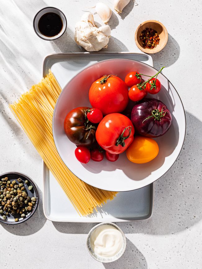 Spaghetti mit "no cook" Tomaten-Chili-Sugo Rezept 3