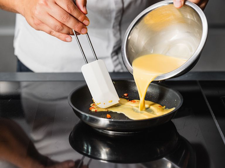 Schritt 2: Omelette zubereiten Schritt 2: Omelette zubereiten