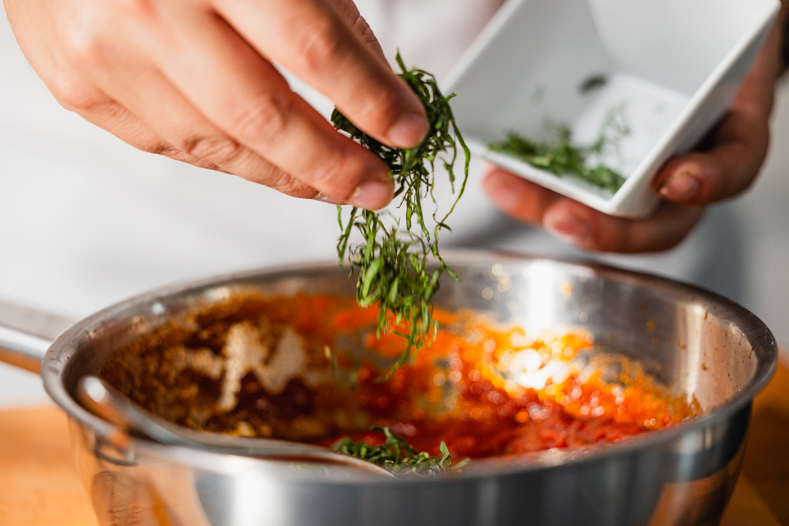 Schritt 2: Tomatensauce zubereiten