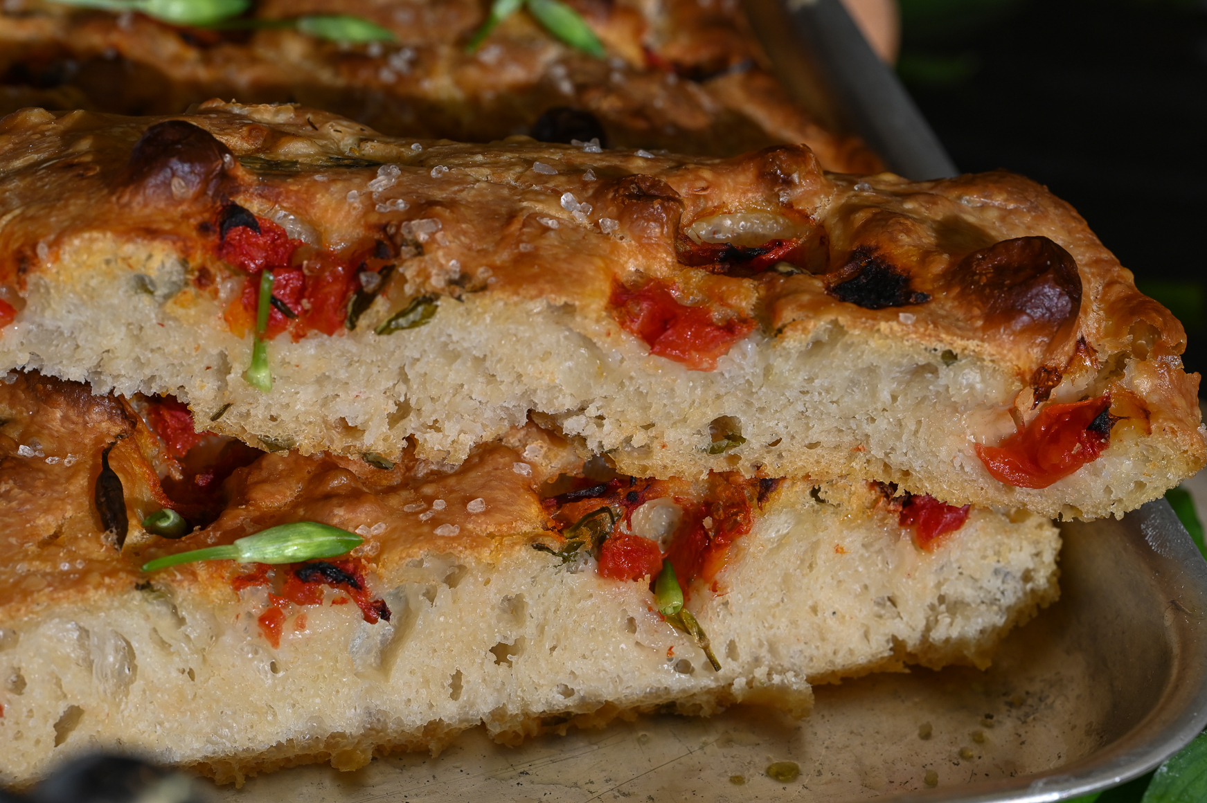 Schritt 3: Bärlauch Focaccia backen
