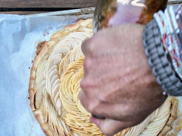 Schritt 3: Fine Apple Tart backen und fertigstellen Schritt 3: Fine Apple Tart backen und fertigstellen
