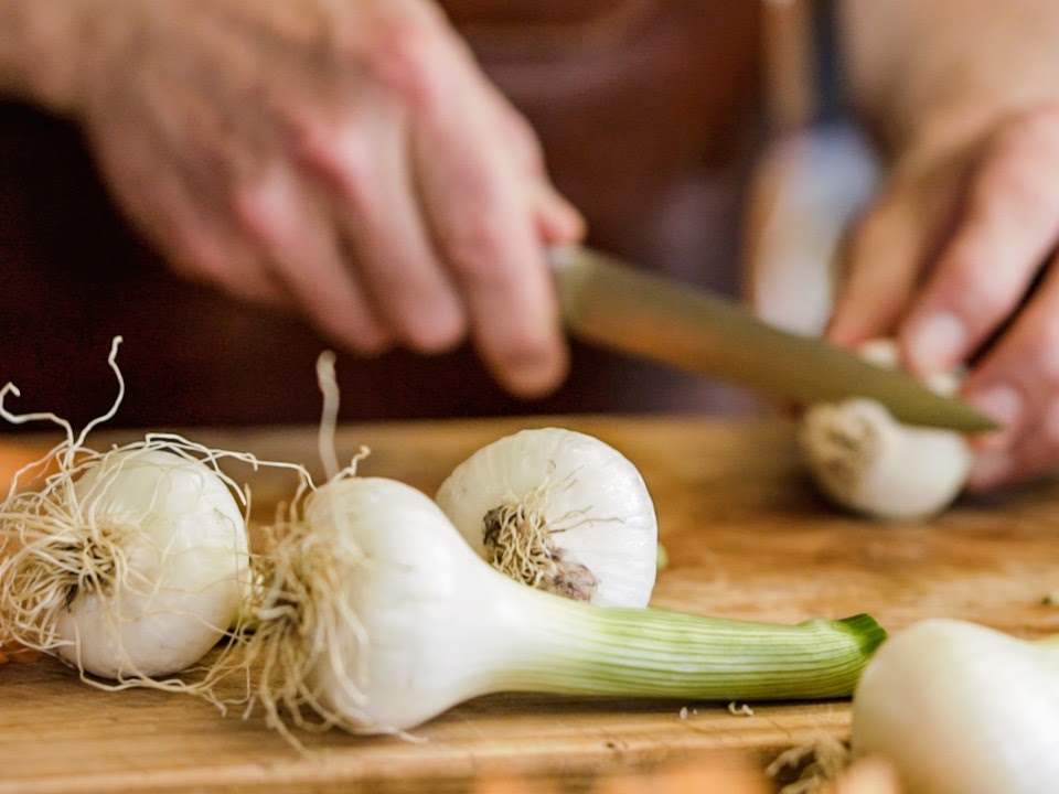 Schritt 2: Gemüse für Poulet à l’Estragon garen
