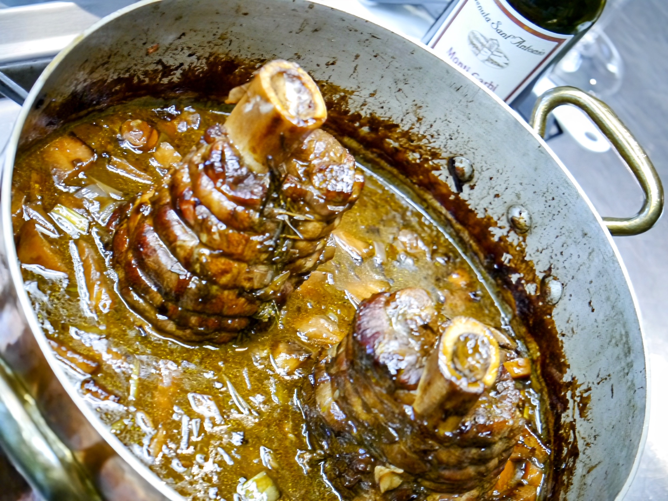 Schritt 2: Stinco di Vitello – ganze Kalbshaxe schmoren