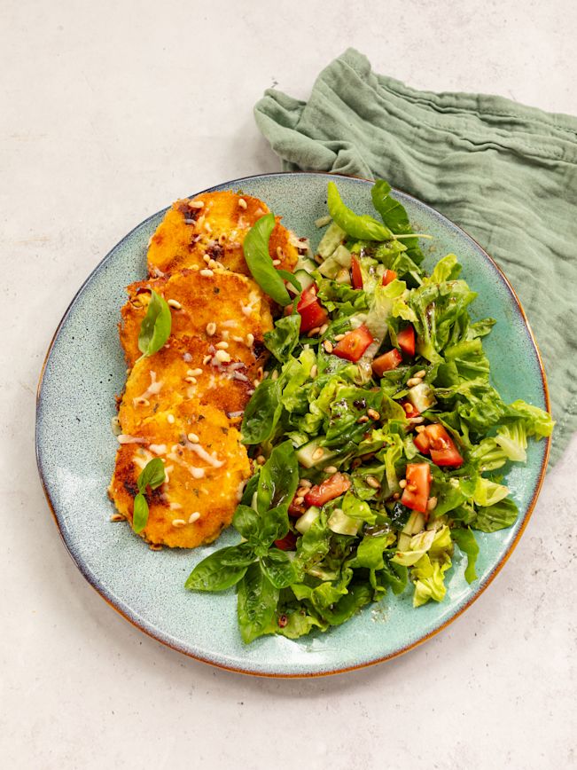 Knusprige Polenta-Taler Rezept 4 Knusprige Polenta-Taler Rezept 4