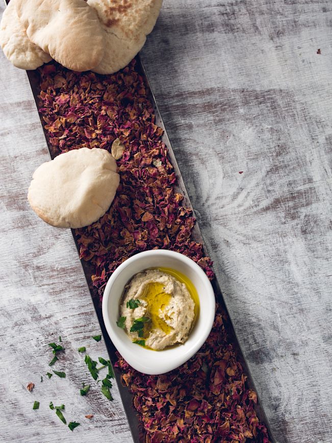 Hummus mit Fladenbrot Rezept1 Hummus mit Fladenbrot Rezept1