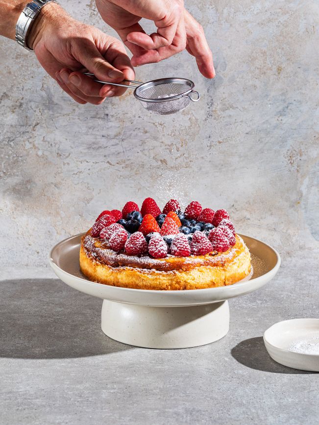 Ricotta-Cheesecake mit frischen Beeren Rezept 3 Ricotta-Cheesecake mit frischen Beeren Rezept 3