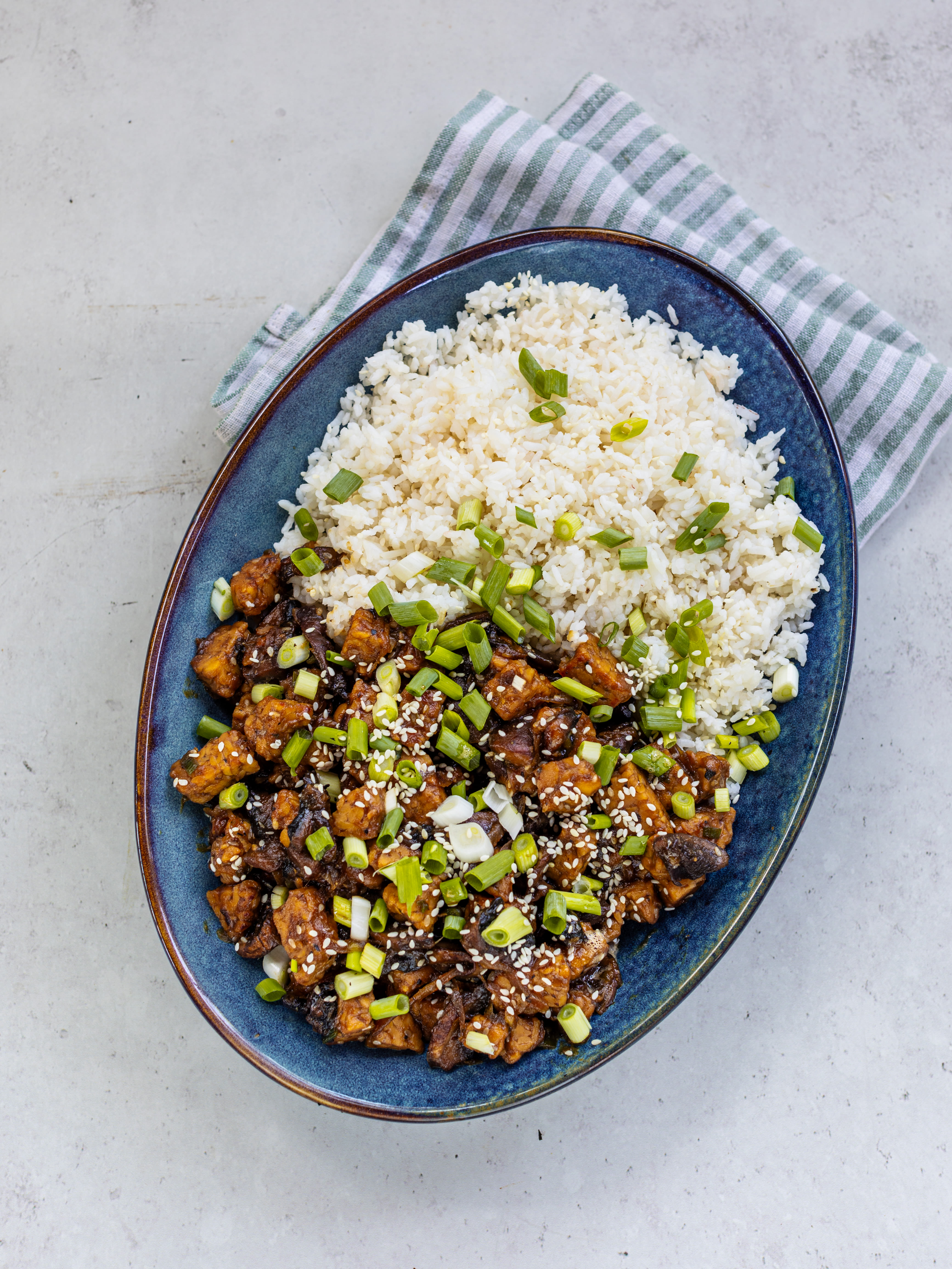  Vegetarisches Bulgogi mit Reis Rezept 1