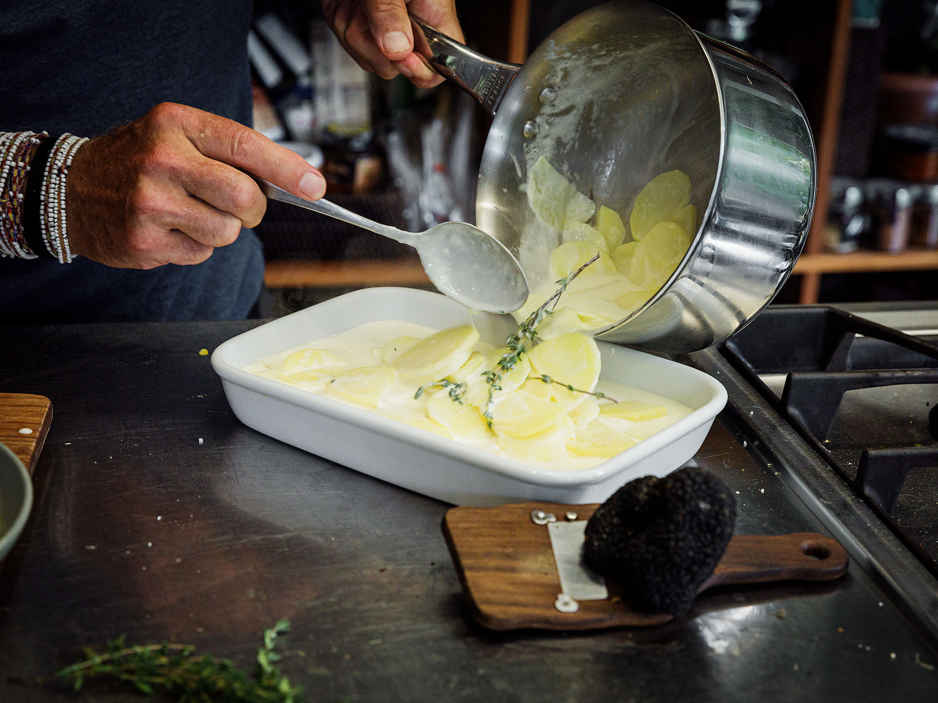 Schritt 3: Gratin dauphinois backen