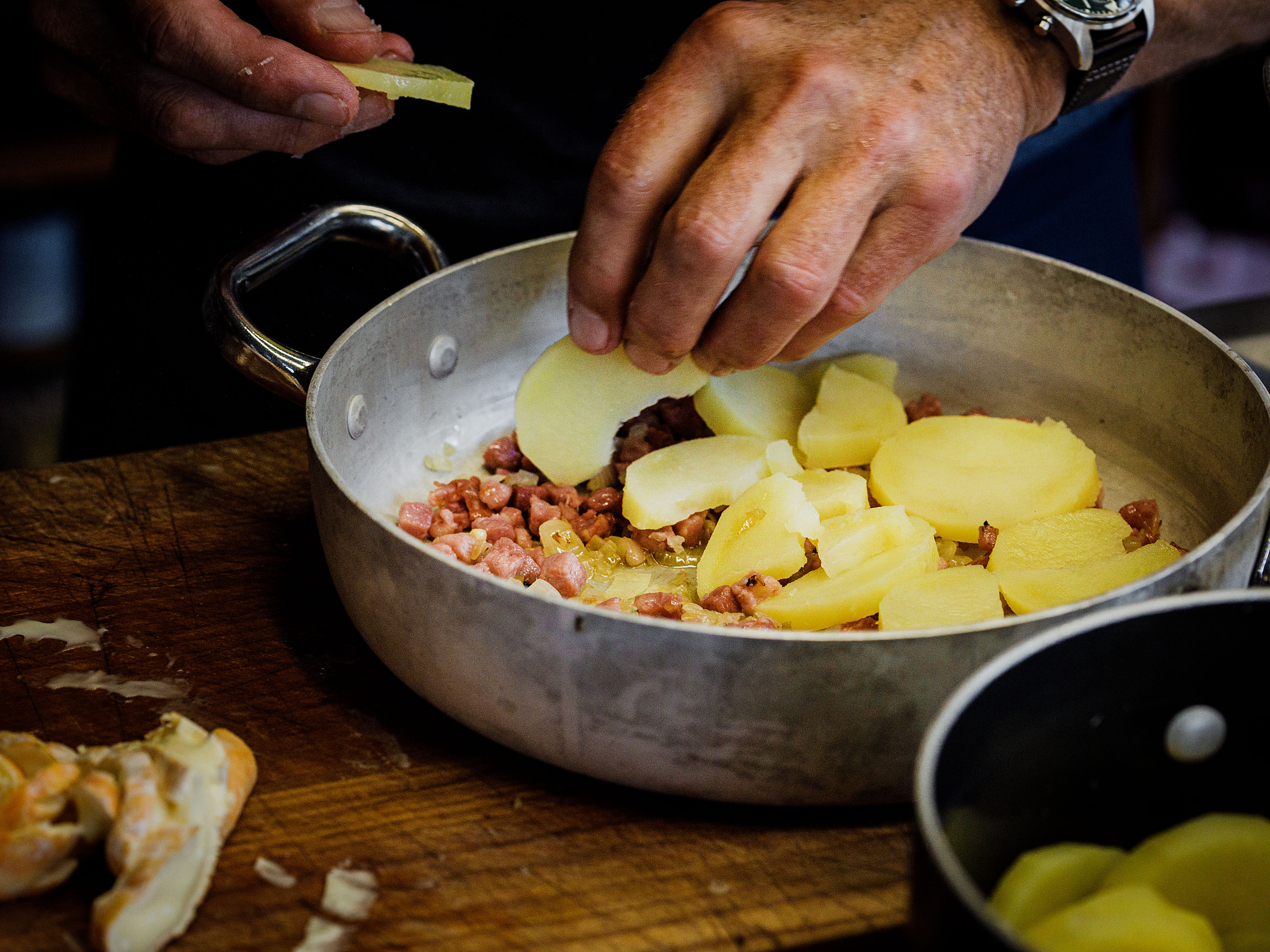 Schritt 3: Tartiflette einschichten