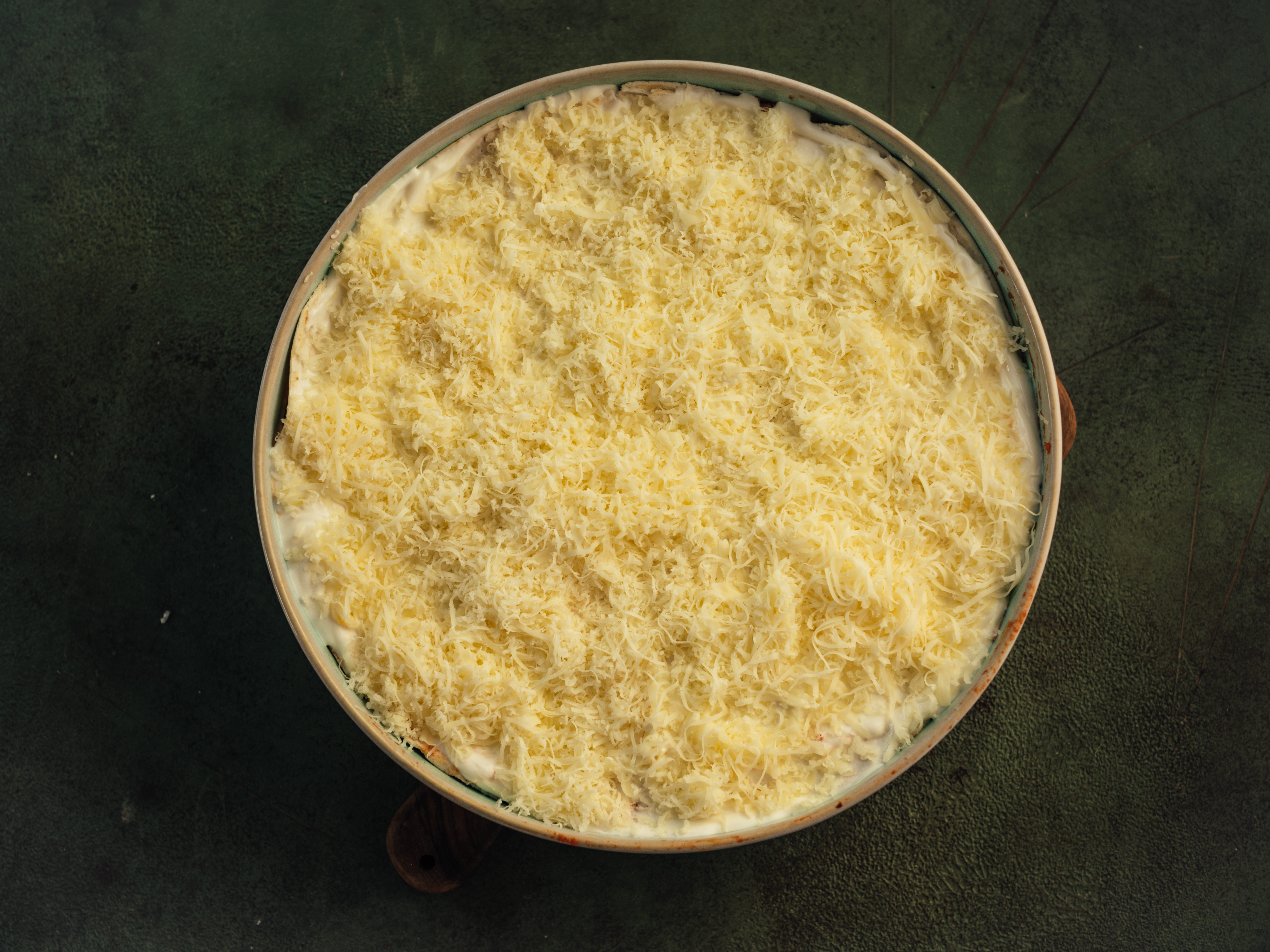 Schritt 3: Lasagne schichten und backen