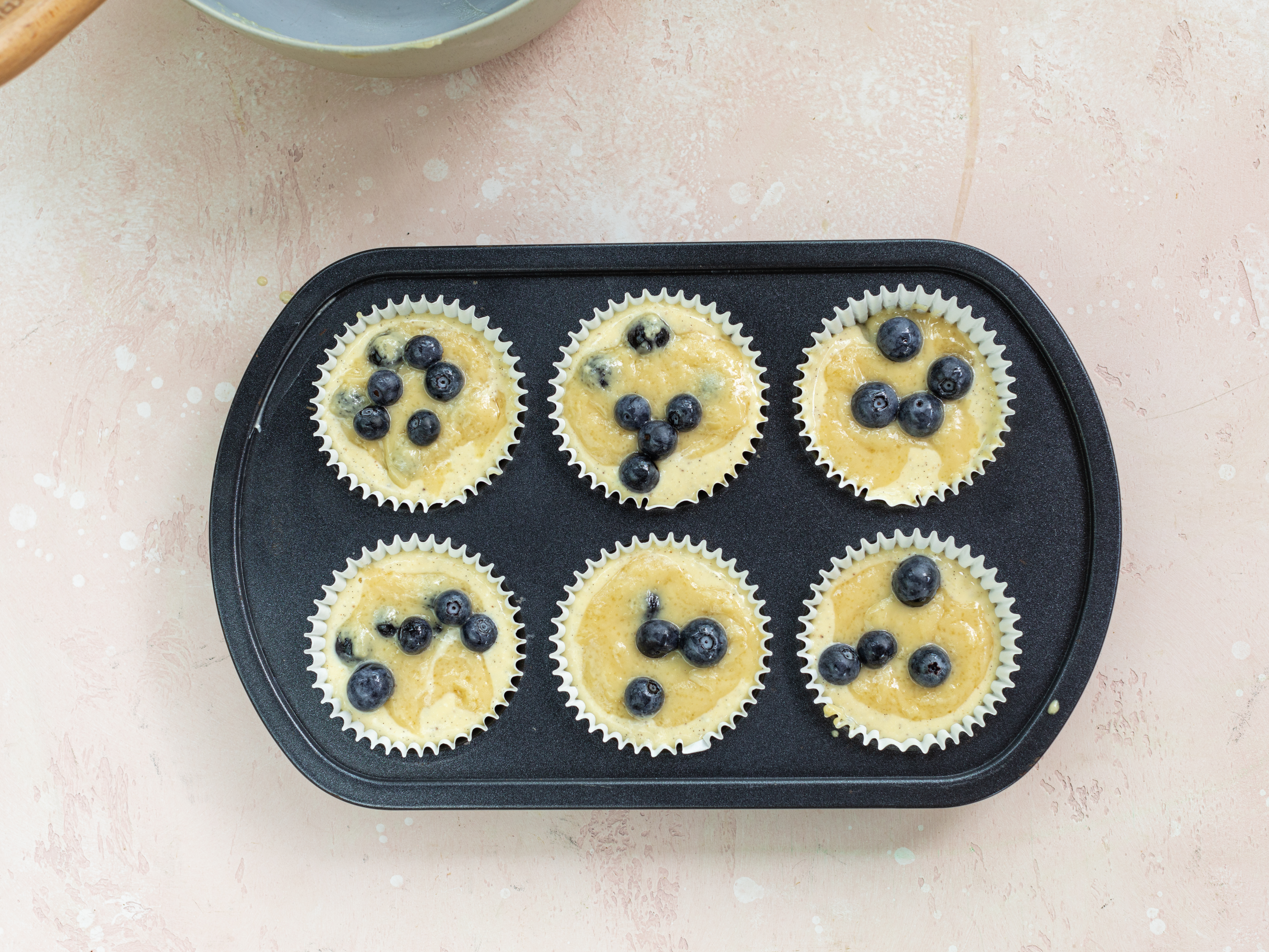 Schritt 4: Muffinförmchen befüllen 