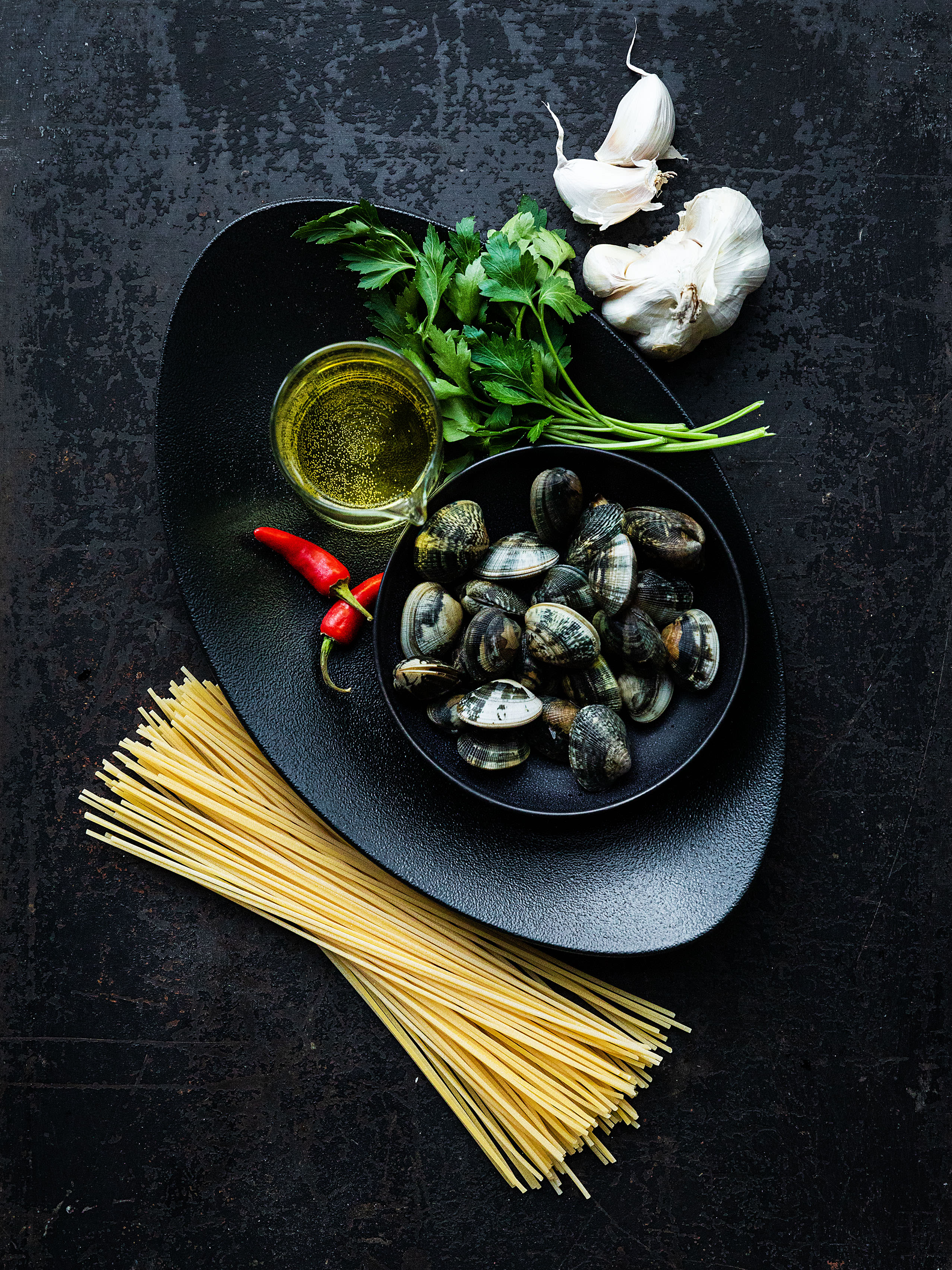 Spaghetti con le vongole e bottarga Rezept 3