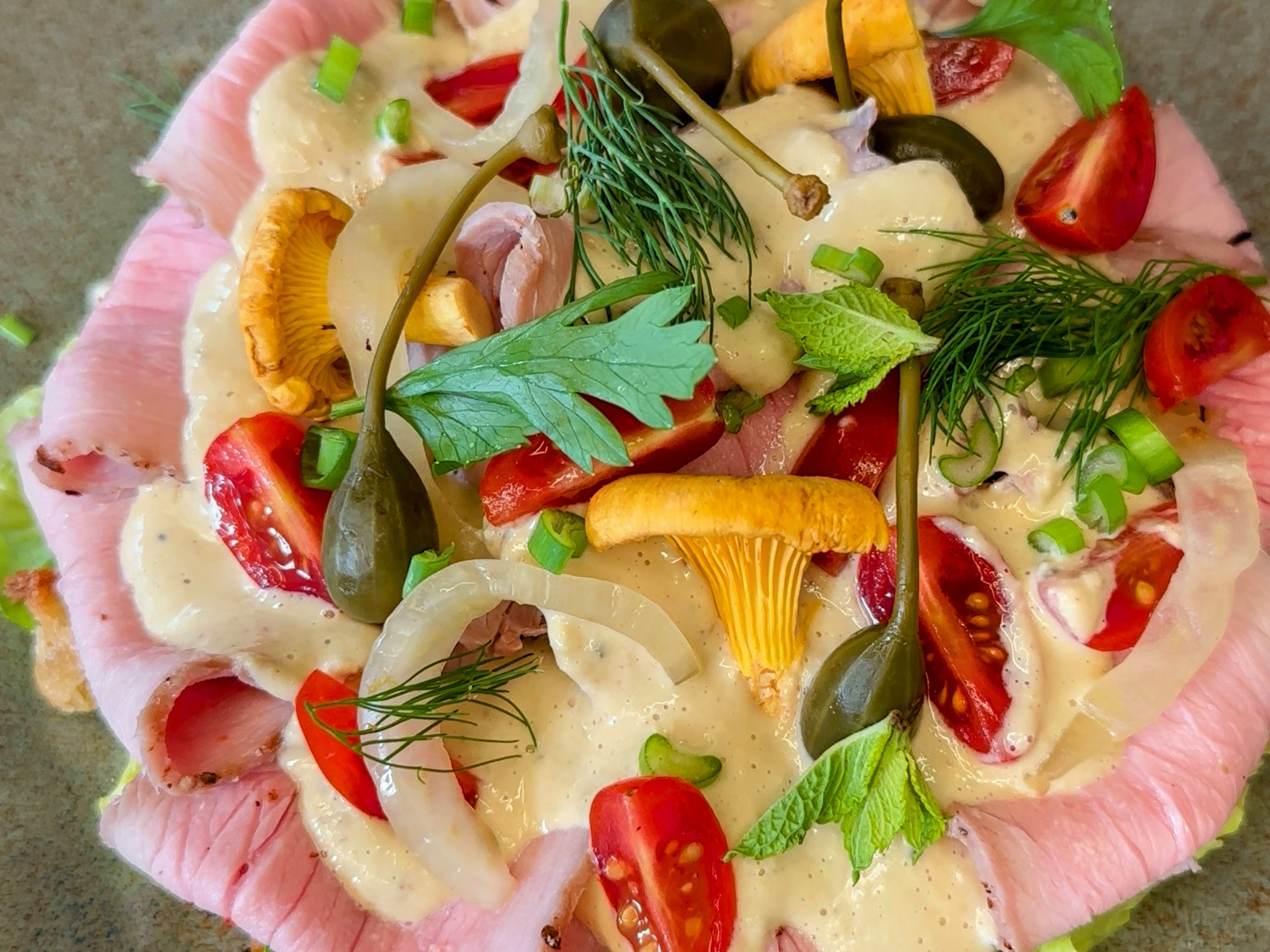 Schritt 3: Mein Vitello Tonnato anrichten