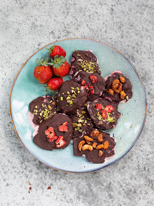 Joghurt Cluster mit Beeren 2 Joghurt Cluster mit Beeren 2