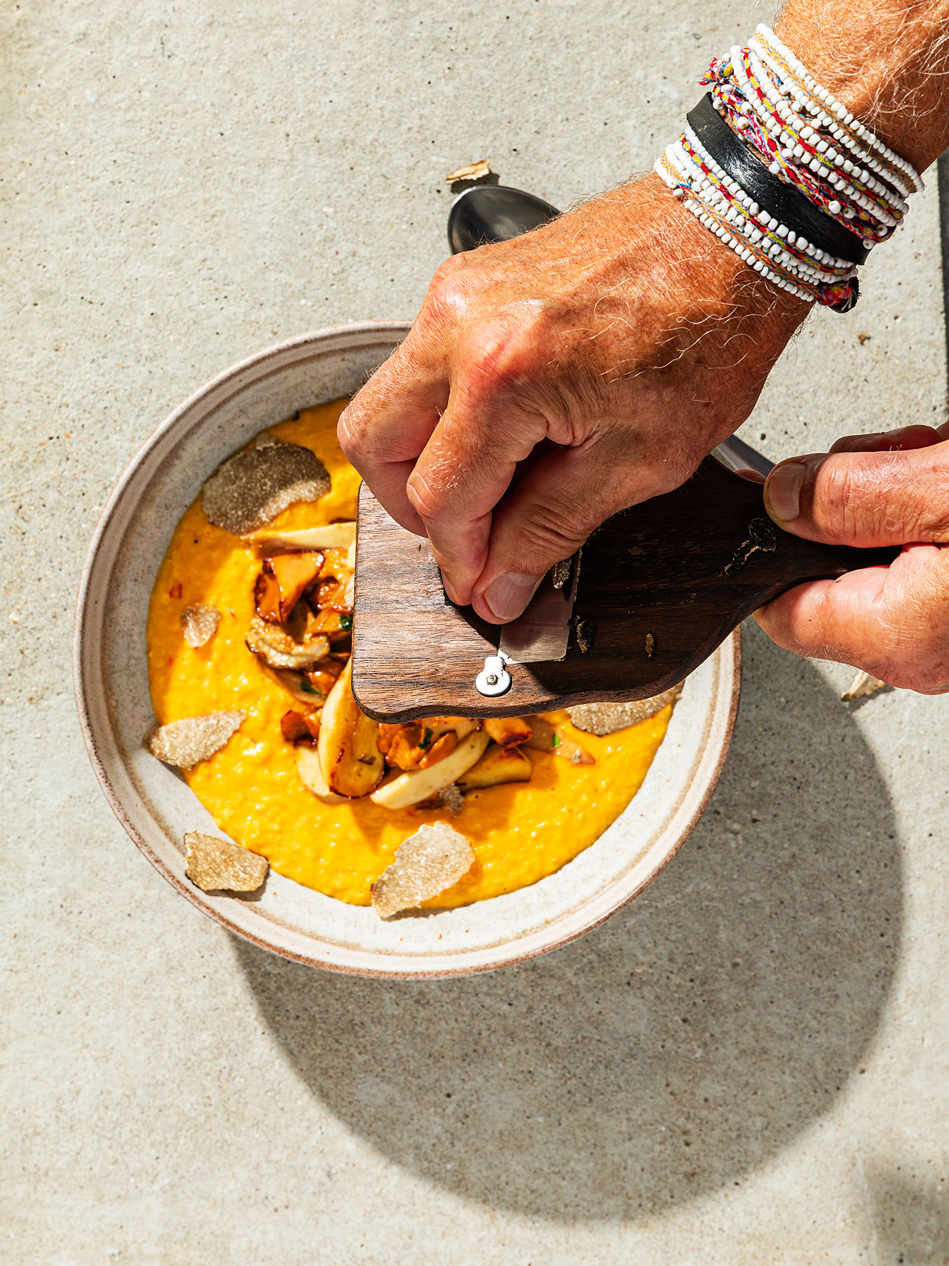 Goldene Polenta mit Steinpilzen und Trüffeln Rezept 4
