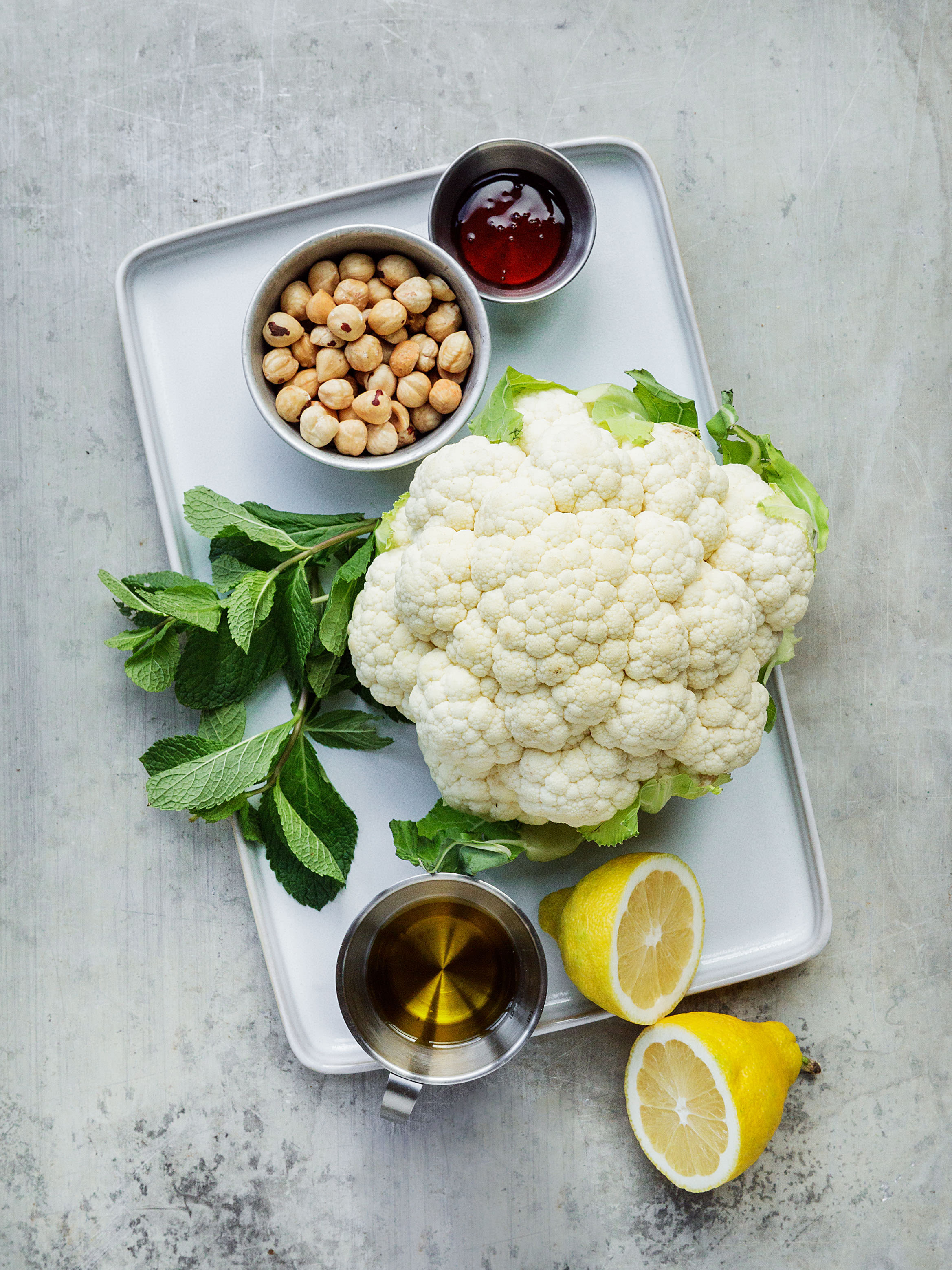 Rezept Blumenkohl-Couscous mit Minze und gerösteten Haselnüssen 2