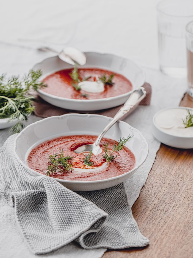 Kalte Tomatensuppe Rezept