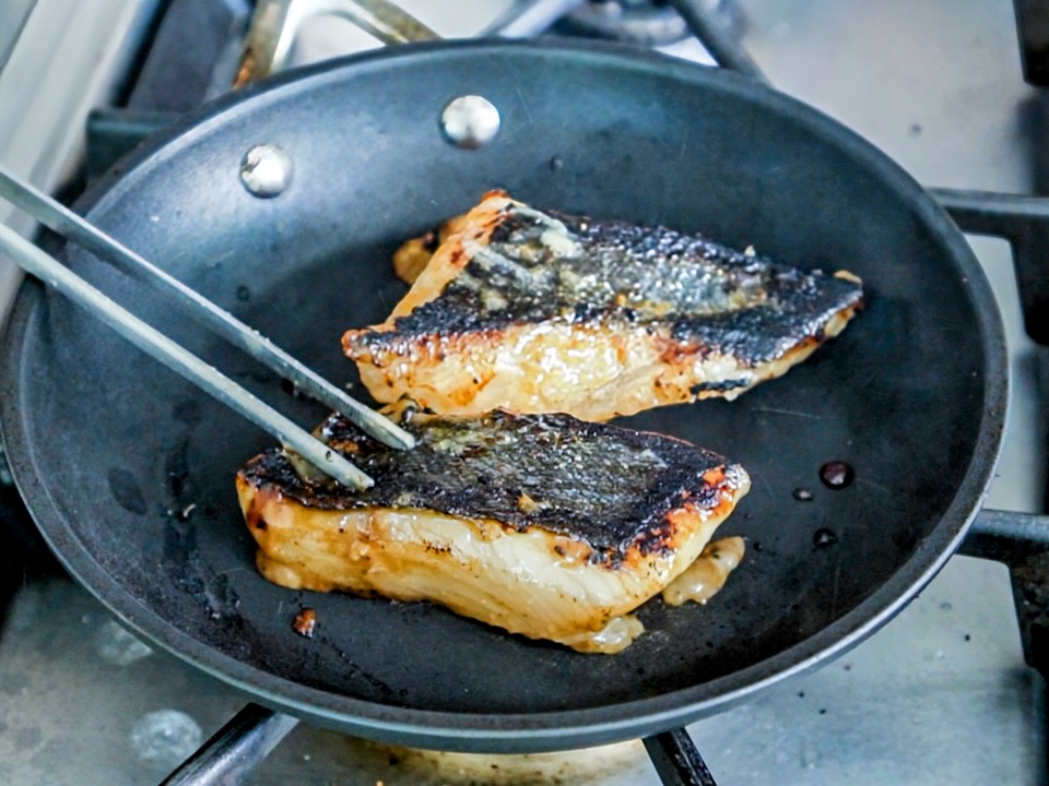 Schritt 2 : Fisch garen und anrichten