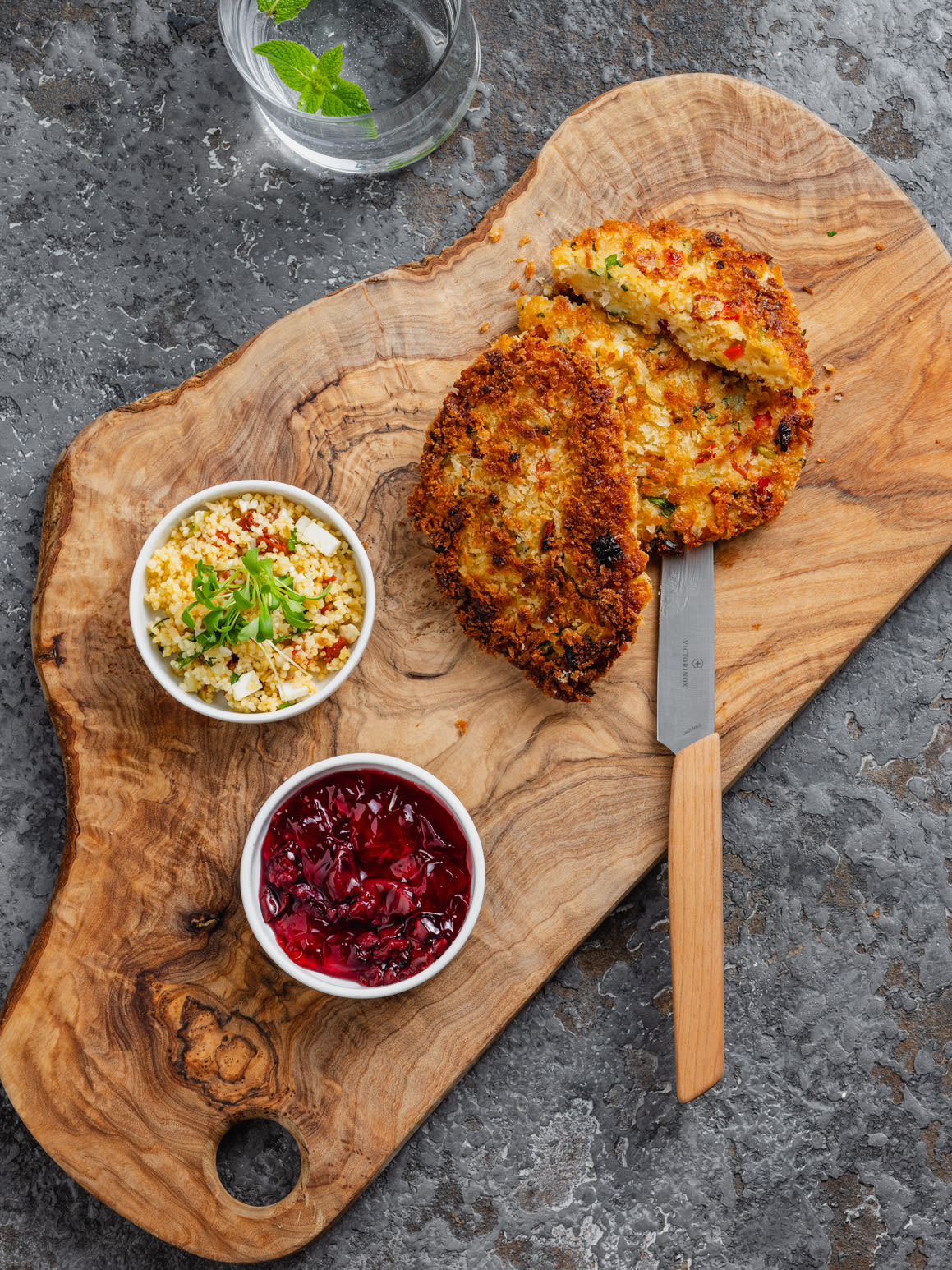 Orientalische Couscous Schnitzel Rezept