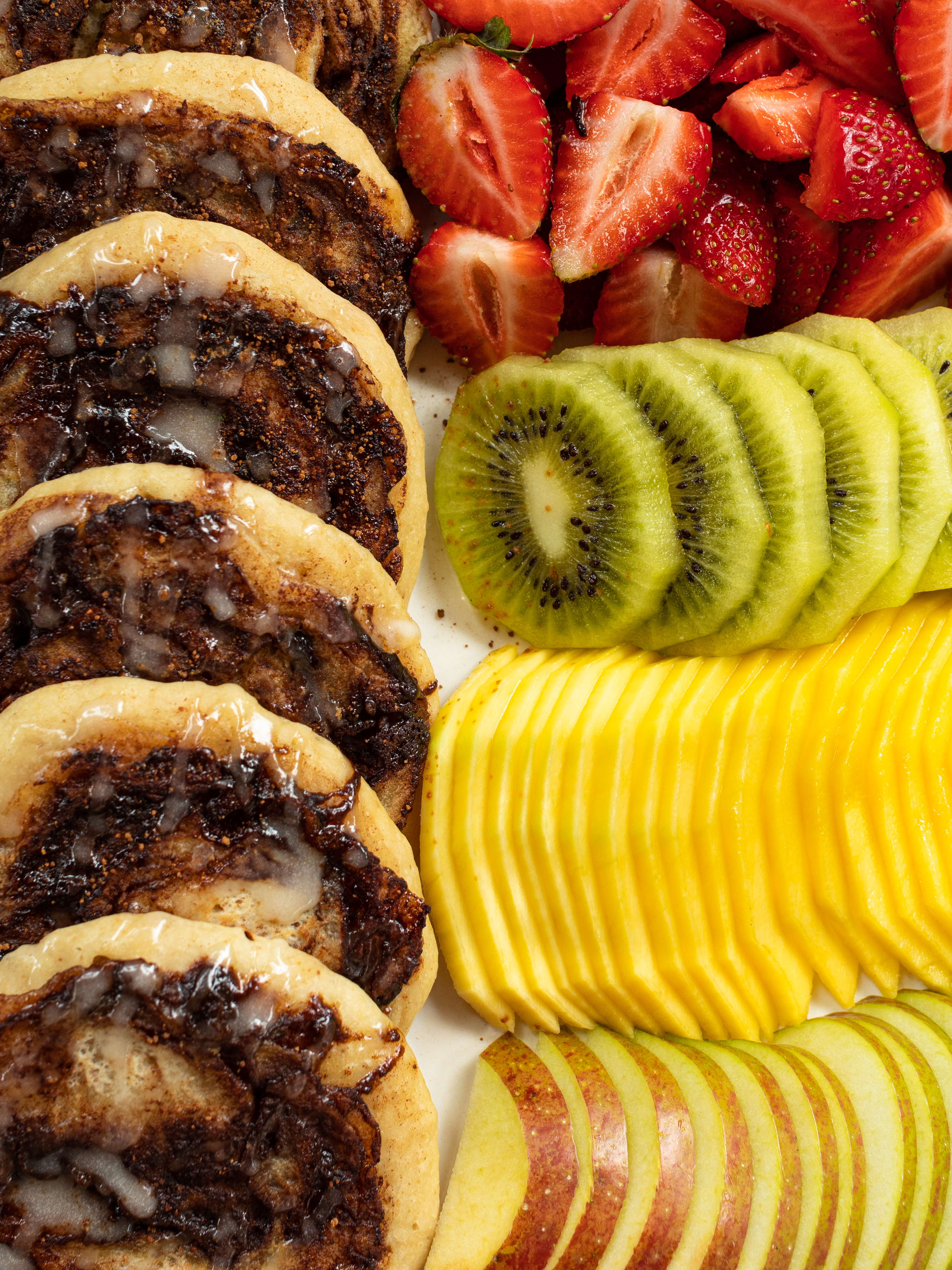 Cinnamon Roll Pancakes Rezept