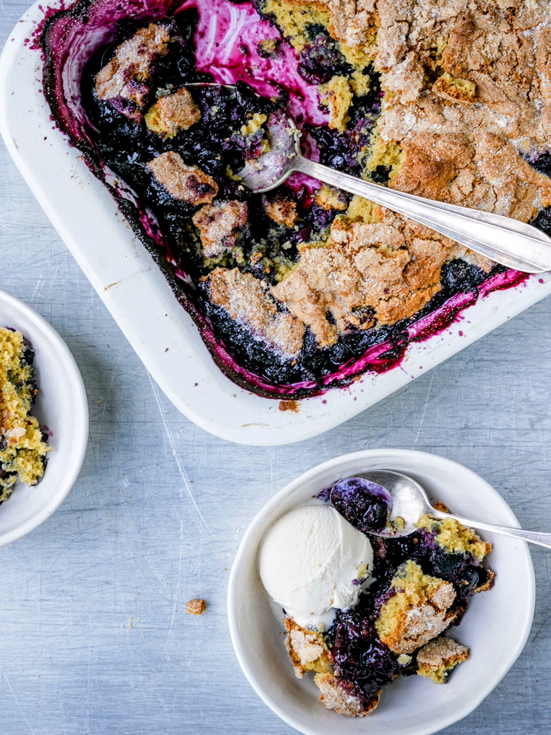 Blueberry Cobbler Rezept