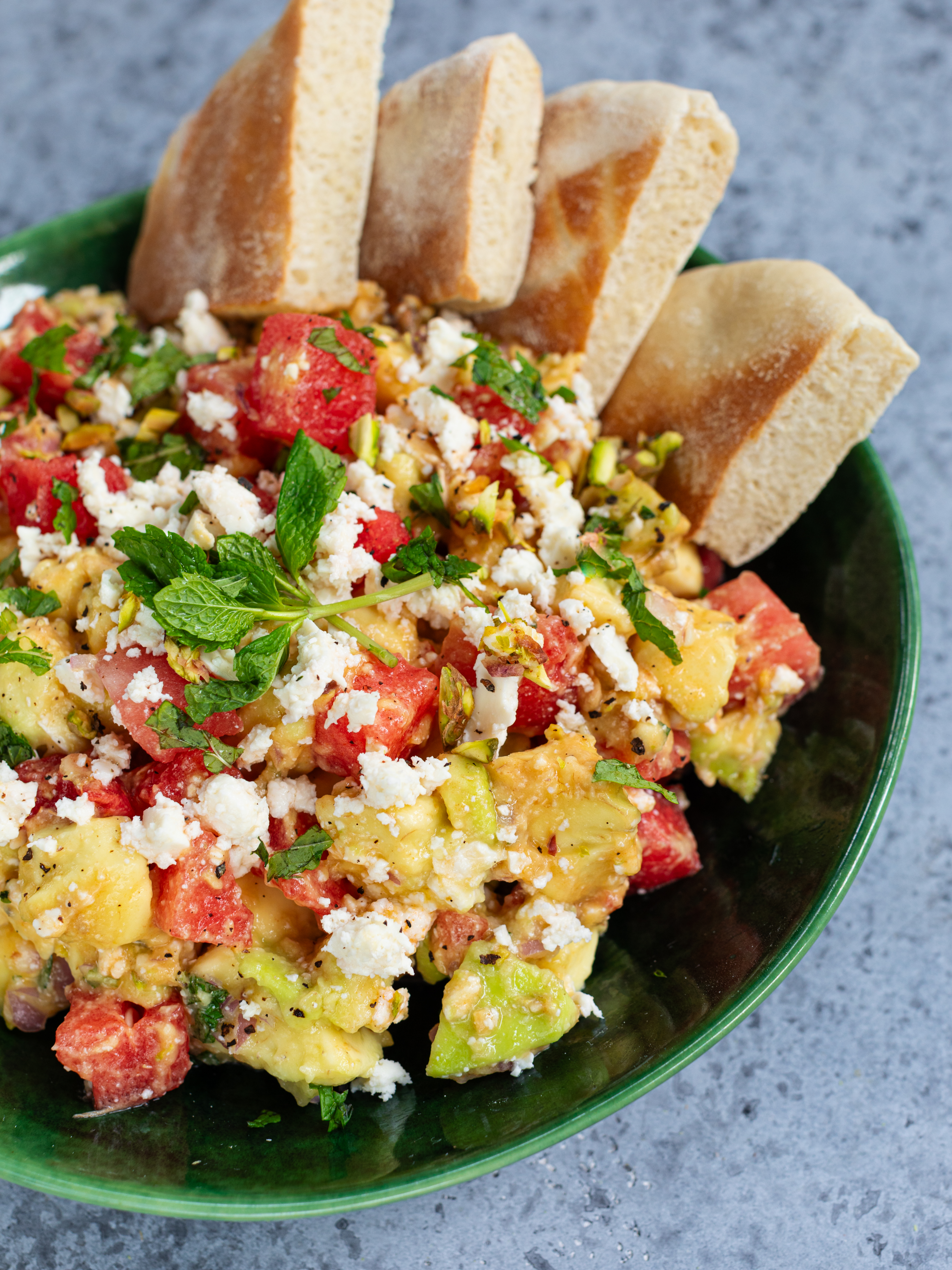 Wassermelone-Feta-Guacamole Rezept 13