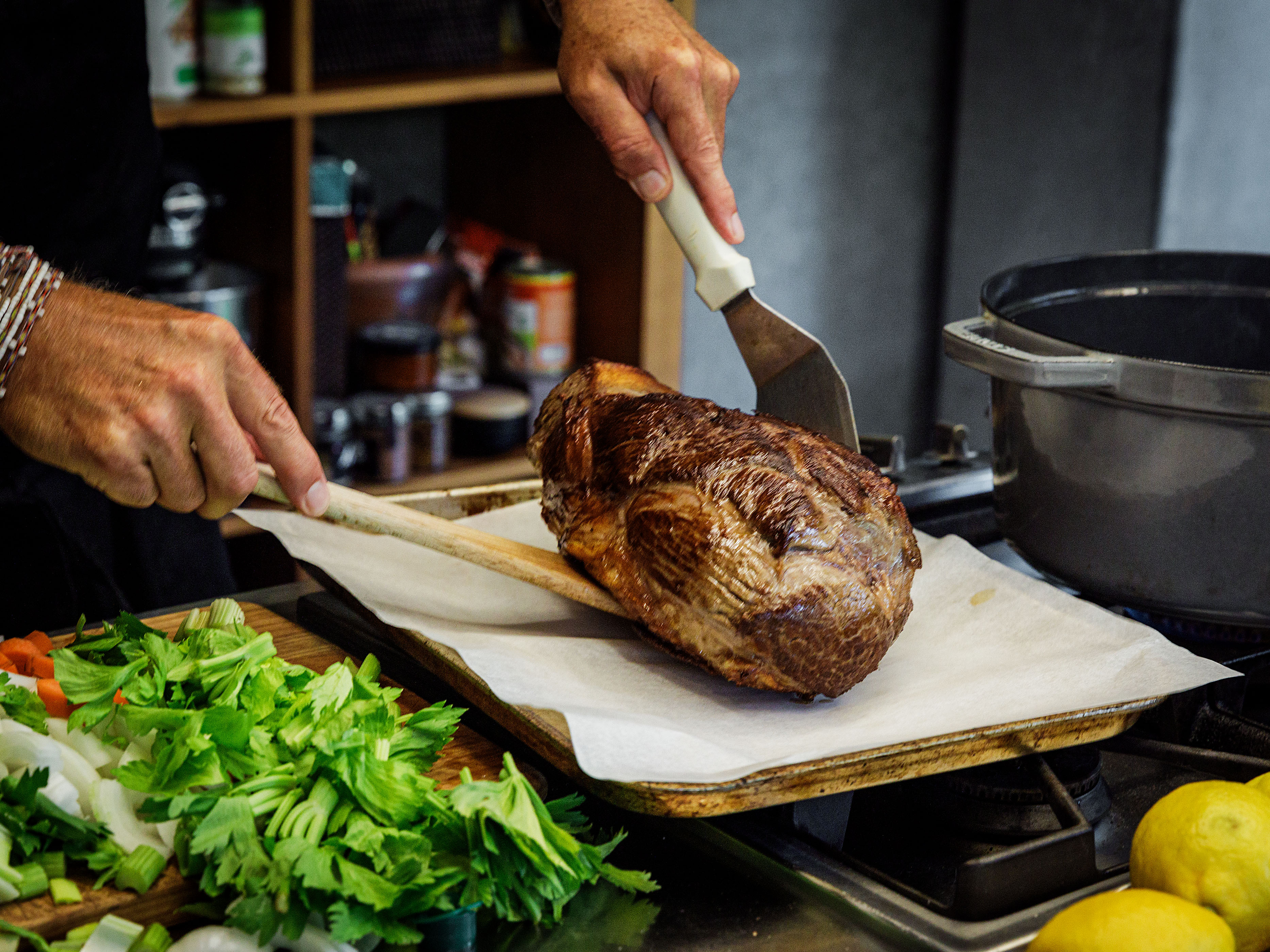 Schritt 1: Vorbereiten für Brasato all'Amarone 
