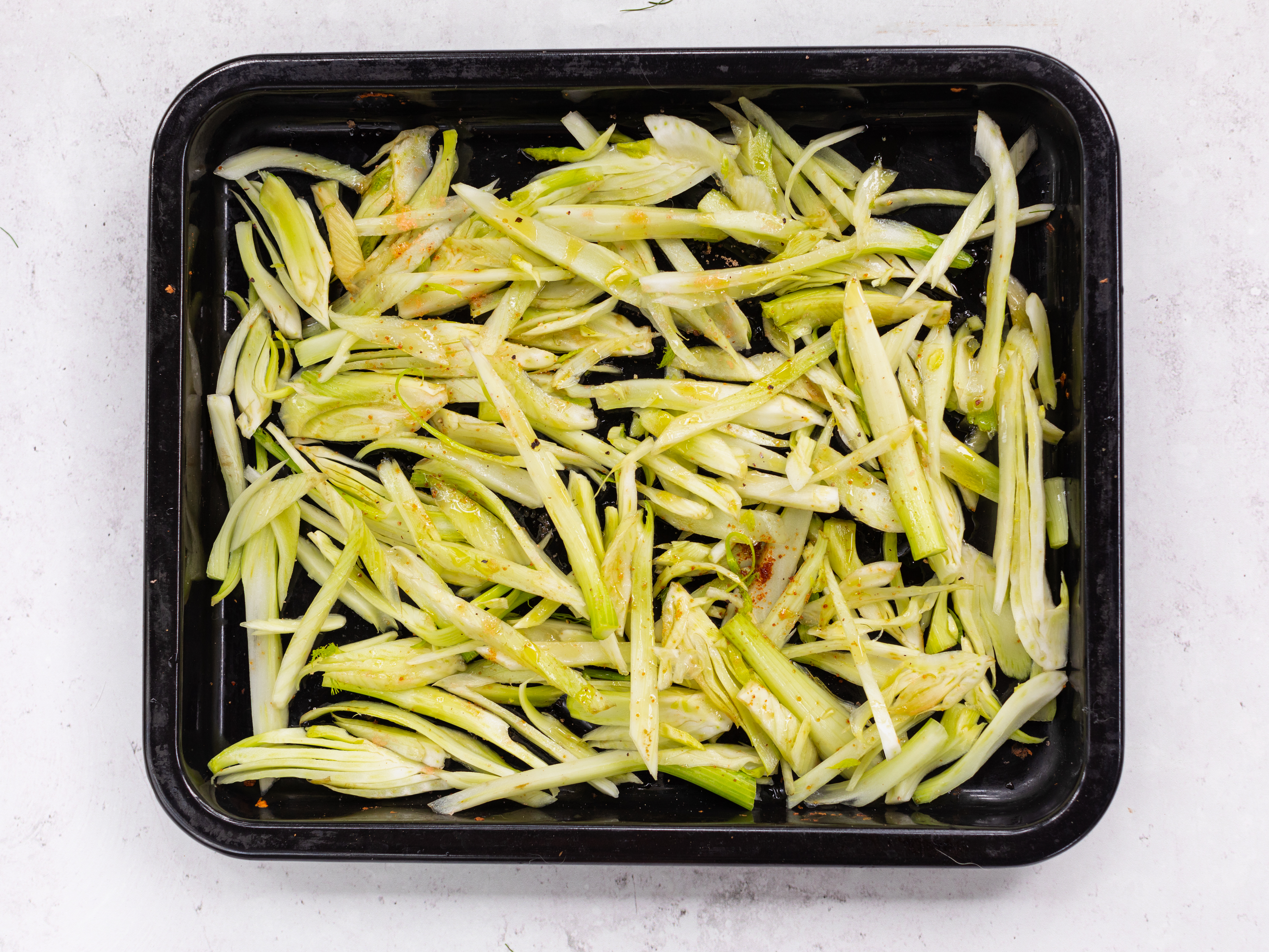 Schritt 1: Fenchel für Pasta mit geröstetem Fenchel vorbereiten 