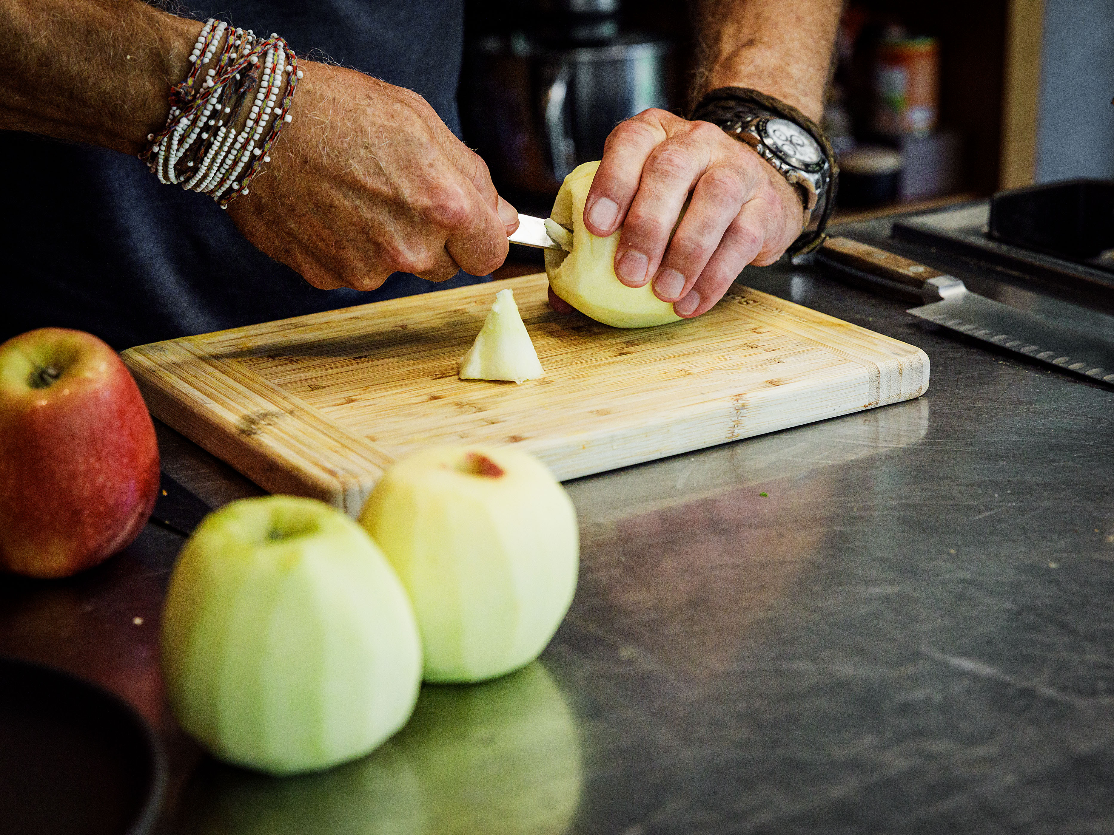 Schritt 1: Äpfel für Apfeldom vorbereiten 