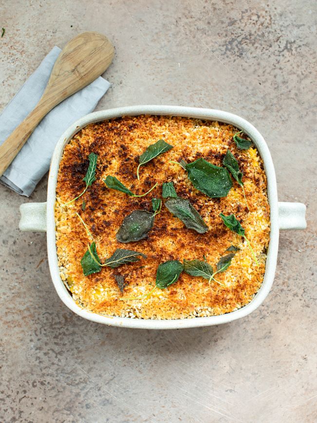 Kürbis MacnCheese Rezept Kürbis MacnCheese Rezept