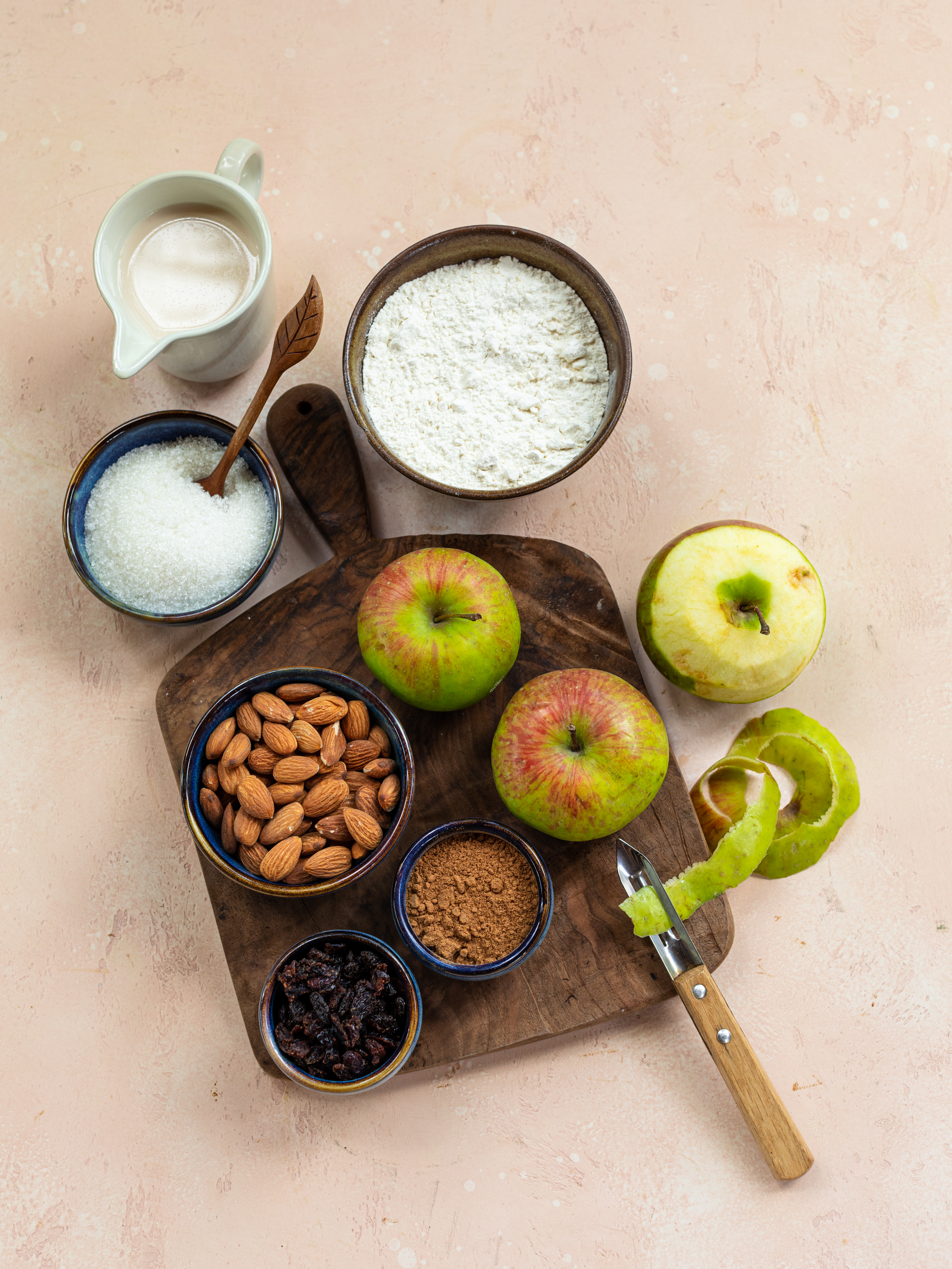 Apfel-Mandel-Zopf Rezept