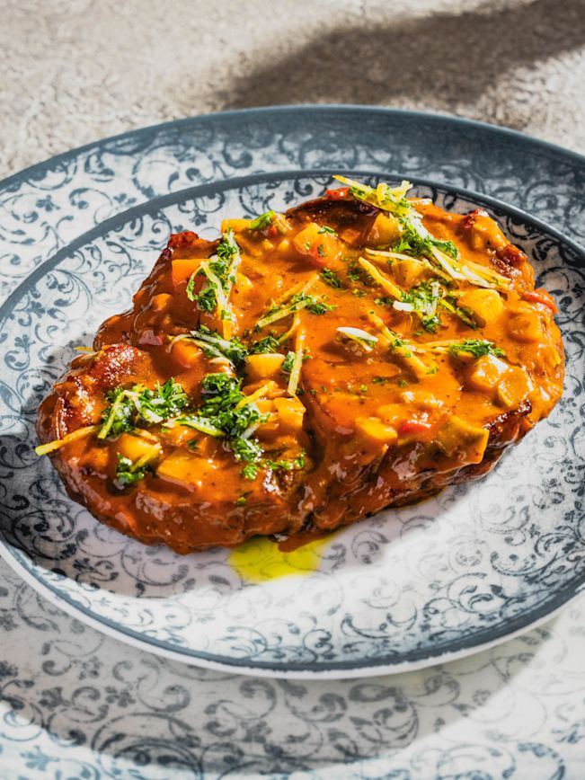 Die helle Rinderhaxe mit «Gremolata» al David Rezept Die helle Rinderhaxe mit «Gremolata» al David Rezept