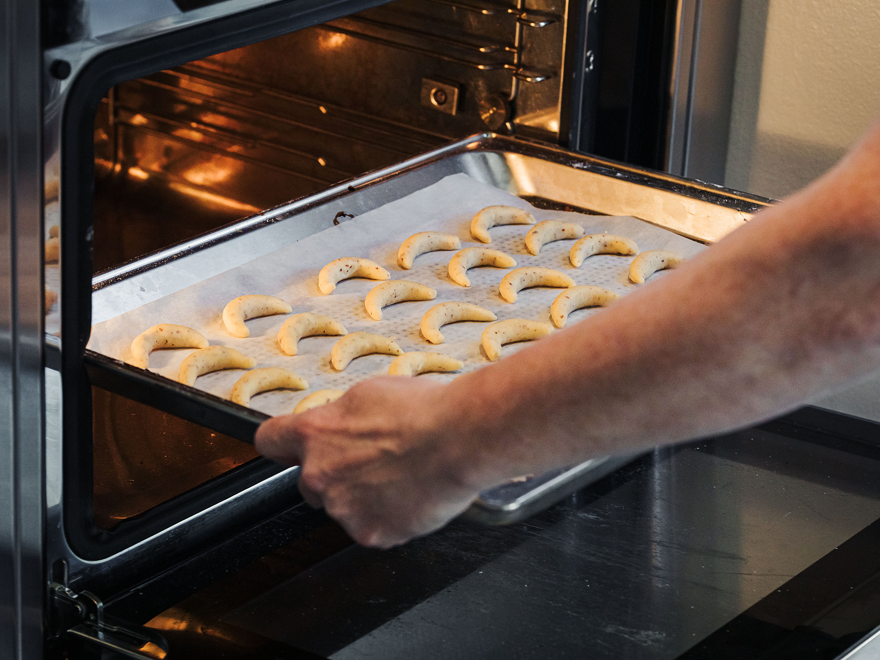 Schritt 3: Die Vanillekipferl 10-15 Minuten backen