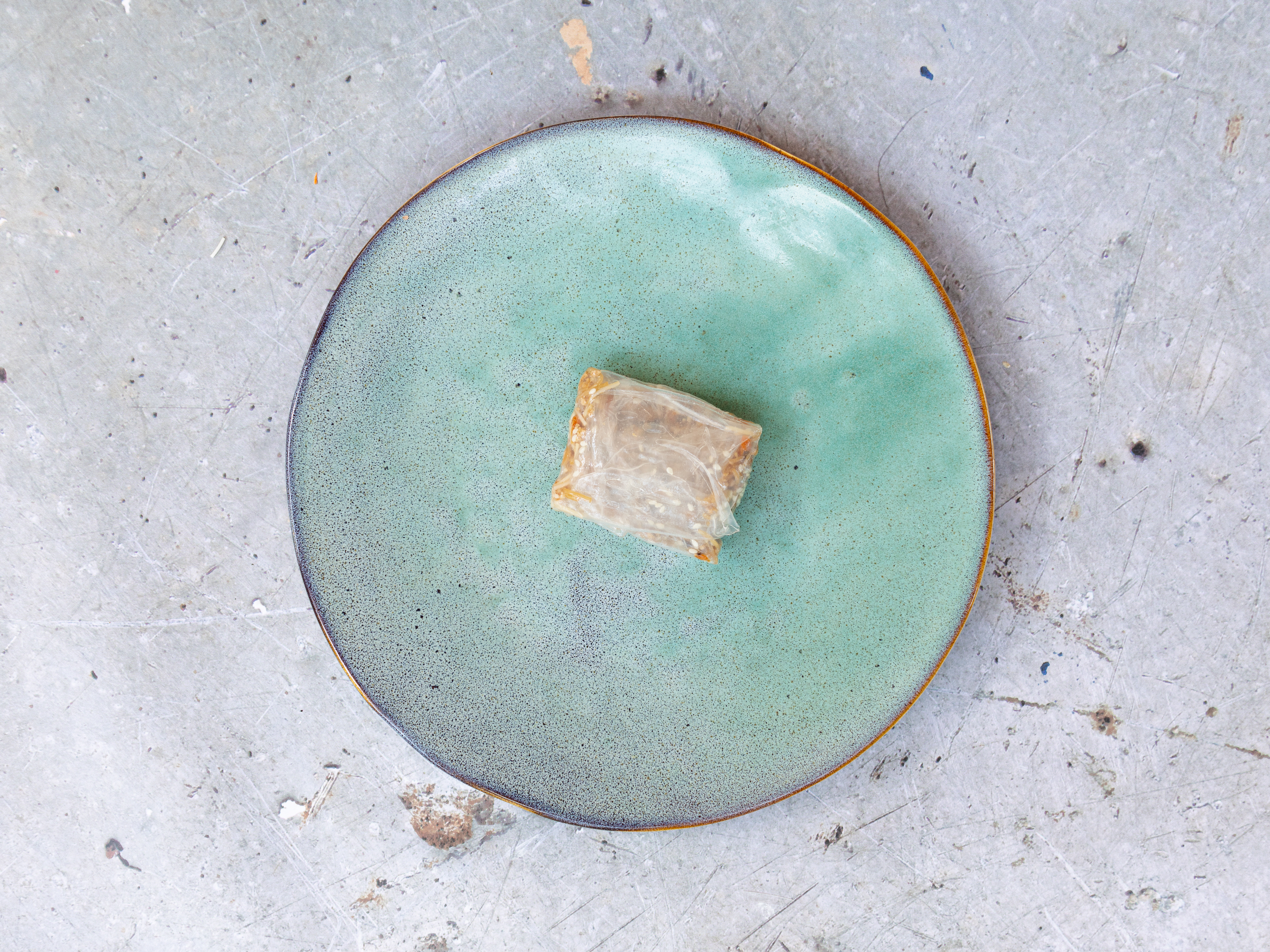 Schritt 4: Zutaten für Reispapier-Dumplings anbraten 