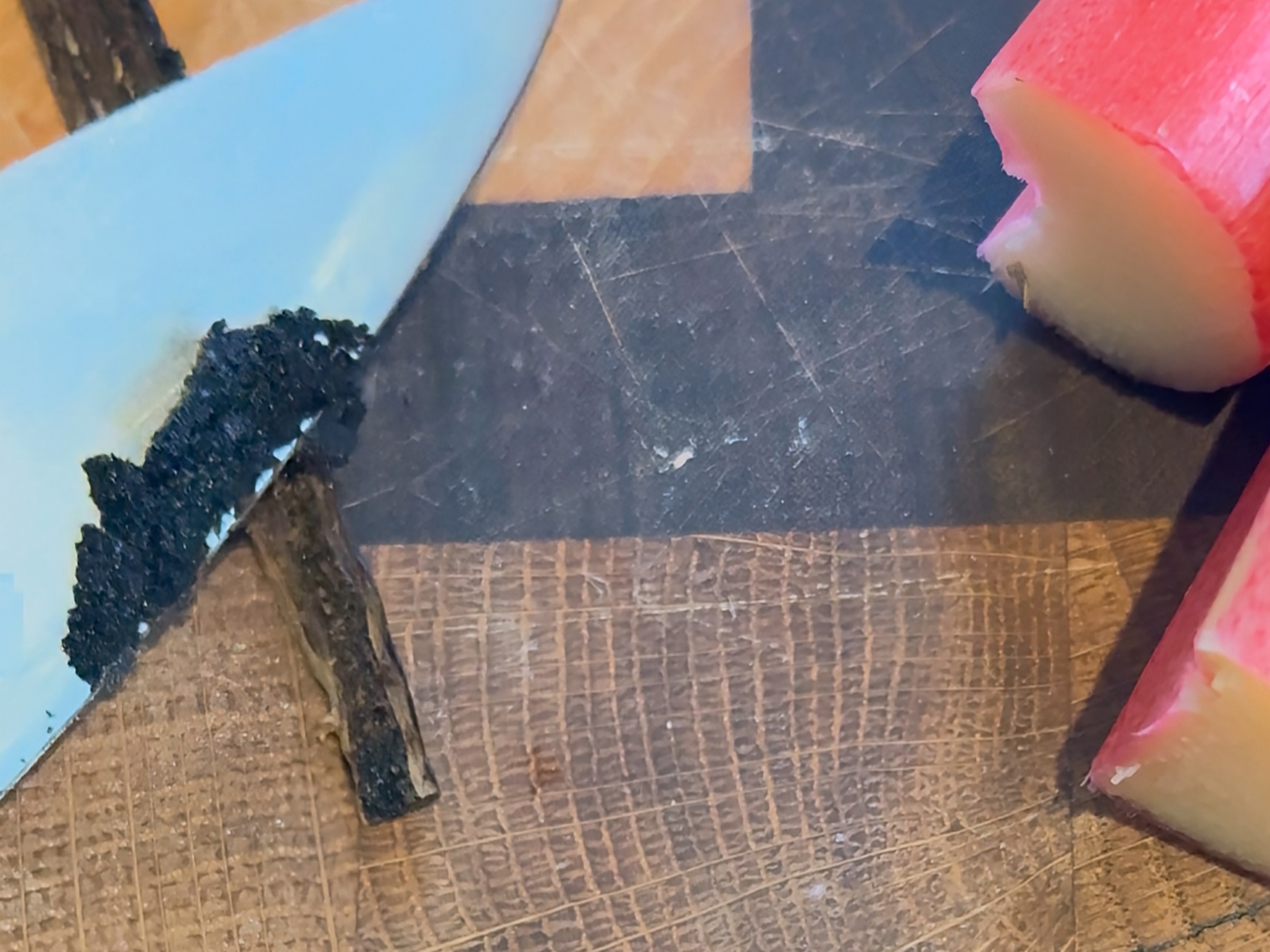 Schritt 2: Rhabarber für Gerösteter Rhabarber mit Joghurt Crème (Labneh) rösten 